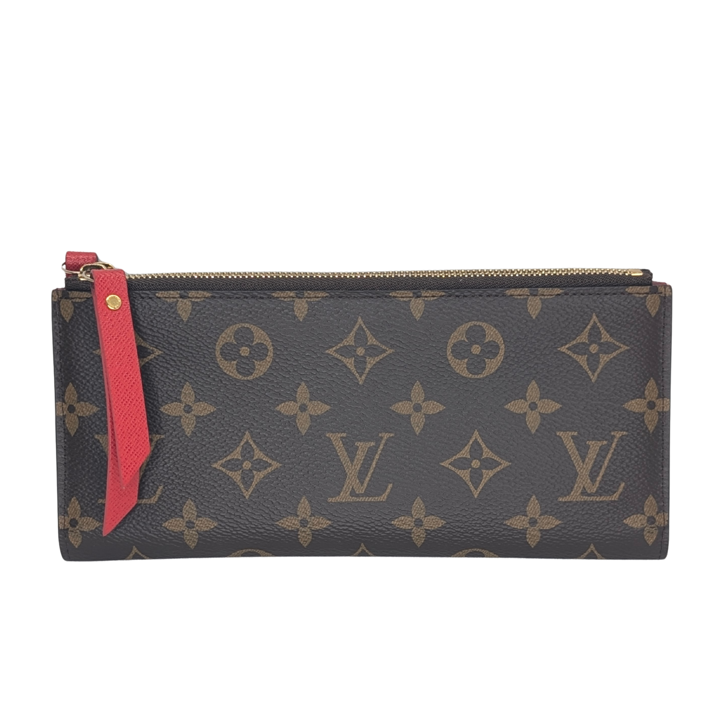 Louis Vuitton Coquelicot Monogram Canvas Adele Wallet