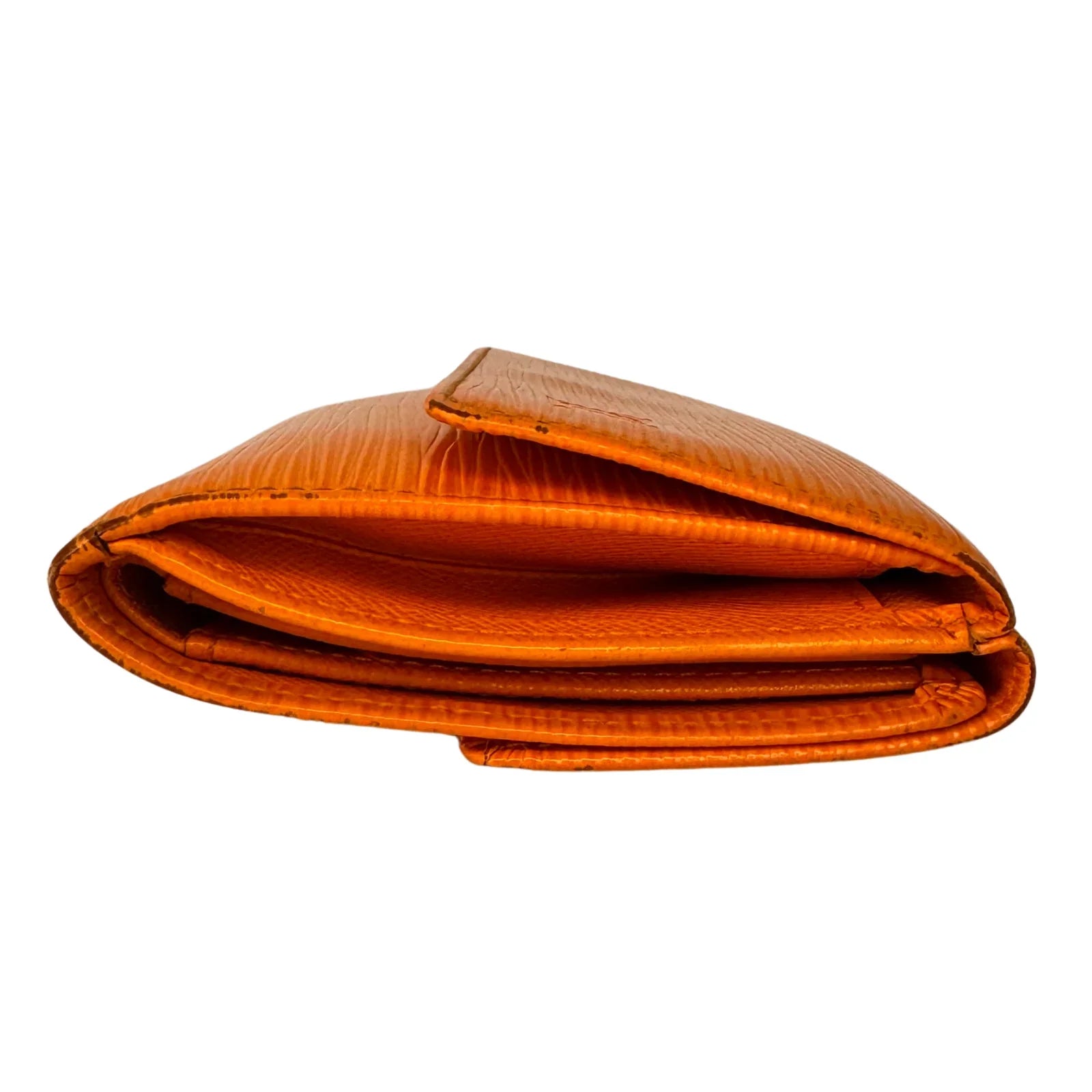 Louis Vuitton Epi Leather Wallet Orange