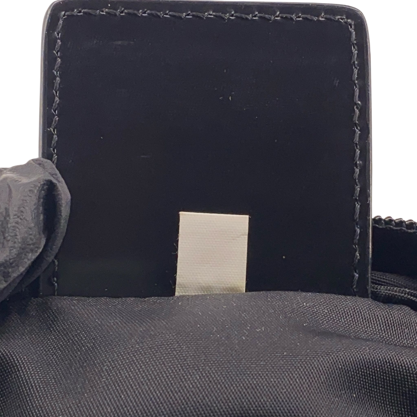 Prada Black Nylon Crossbody Messenger Black Bag