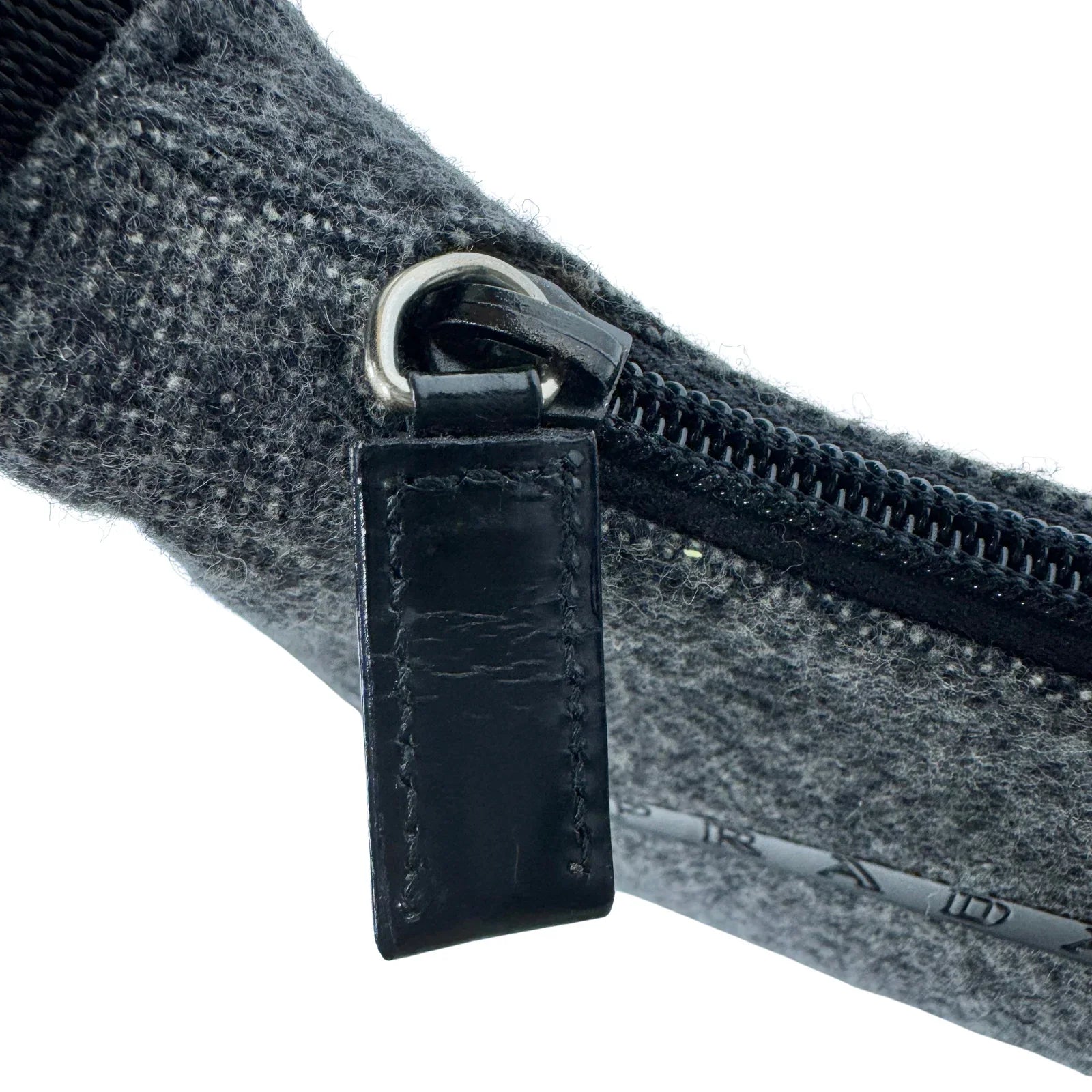 Prada SS Wool Canapa Sport Hobo Shoulder Bag – Grey