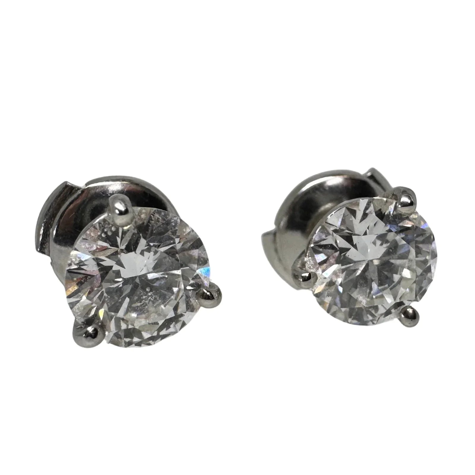 Tiffany & Co. 2.07ct Diamond Stud Earrings in Platinum