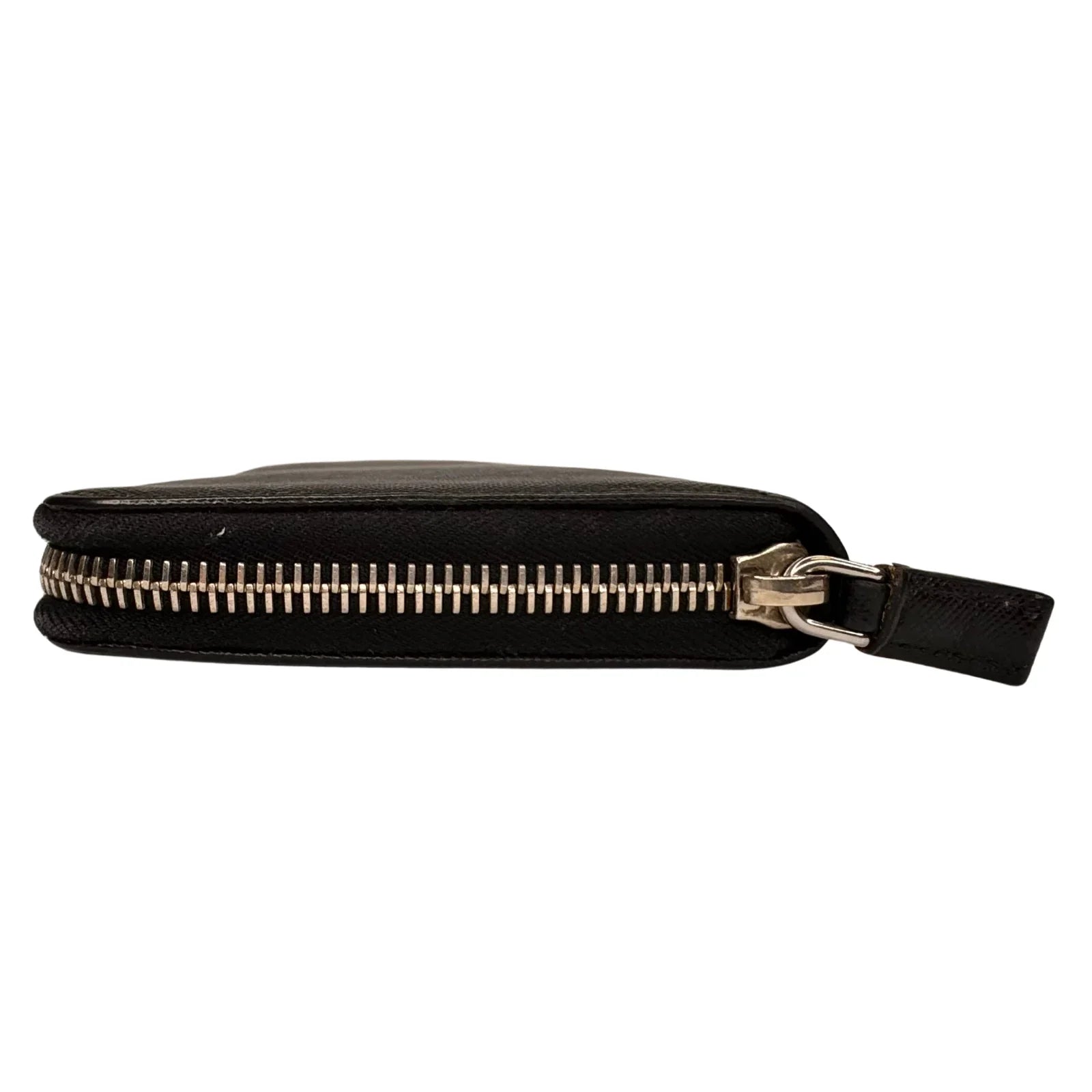 Prada Saffiano Leather Zip-Around Long Wallet – Nero Black