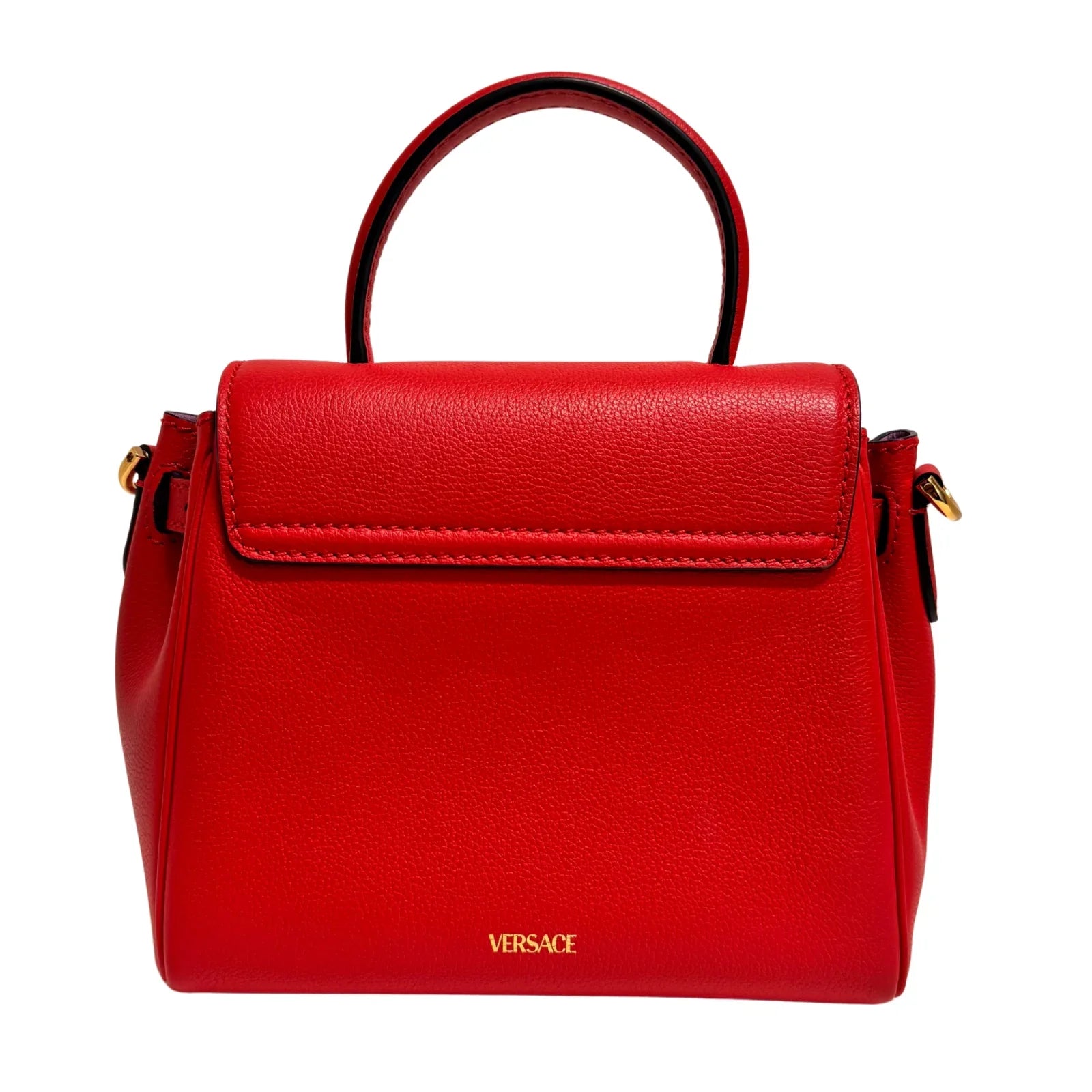 Versace Red Medusa Head Red top handle