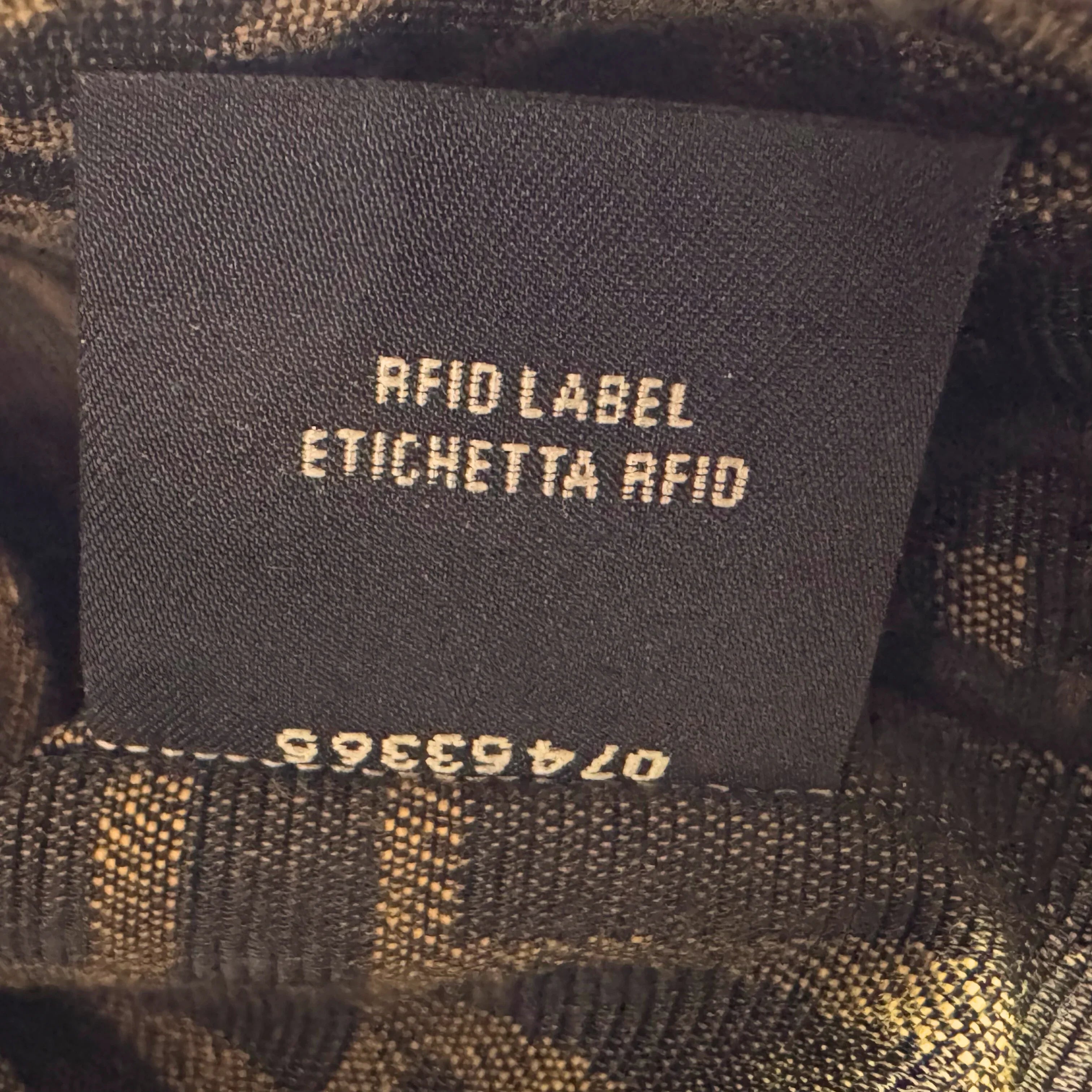 Fendi Jacquard FF Baguette Bag Canvas Brown - Lost Designer