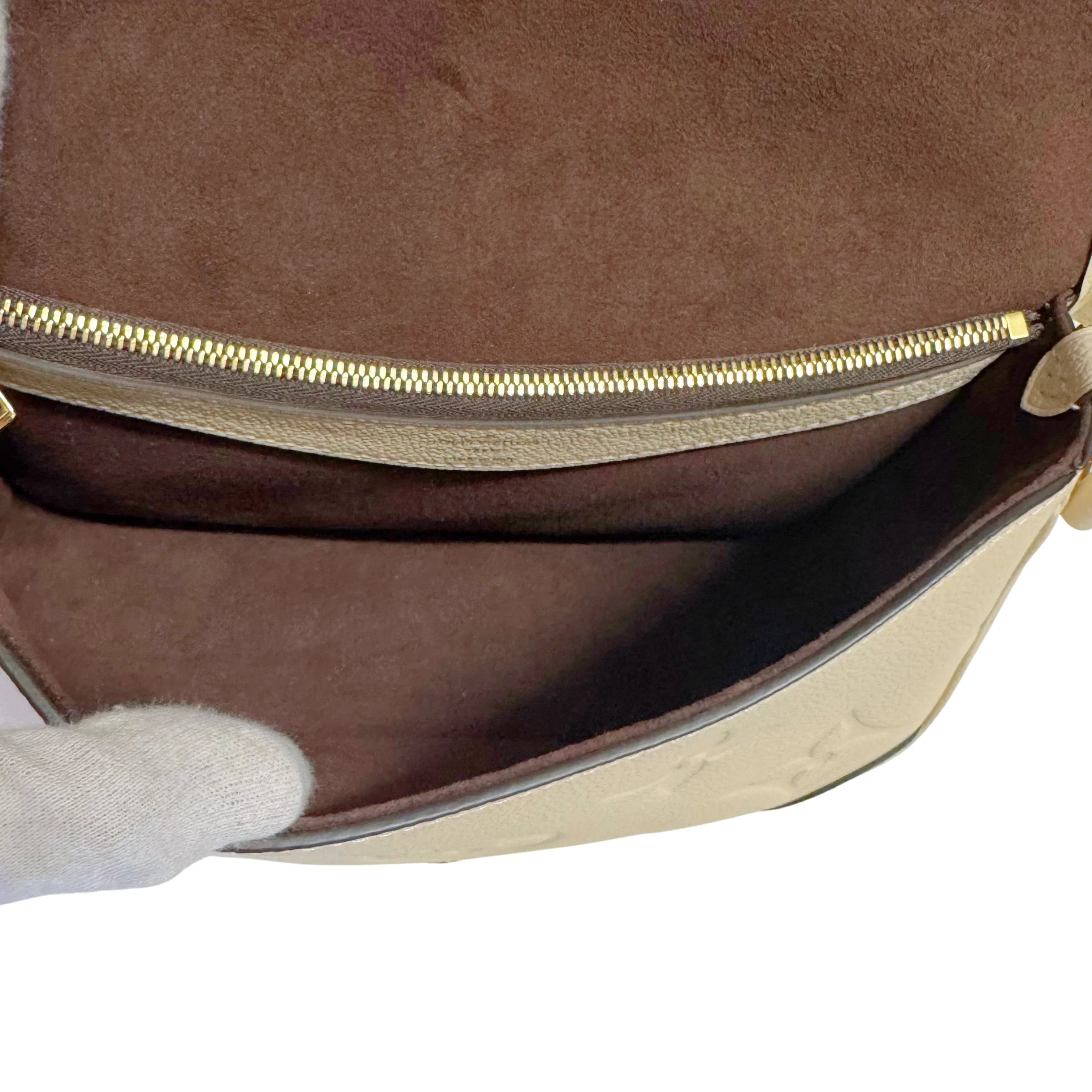 Louis Vuitton Giant Diane Monogram Leather Empreinte Shoulder Bag