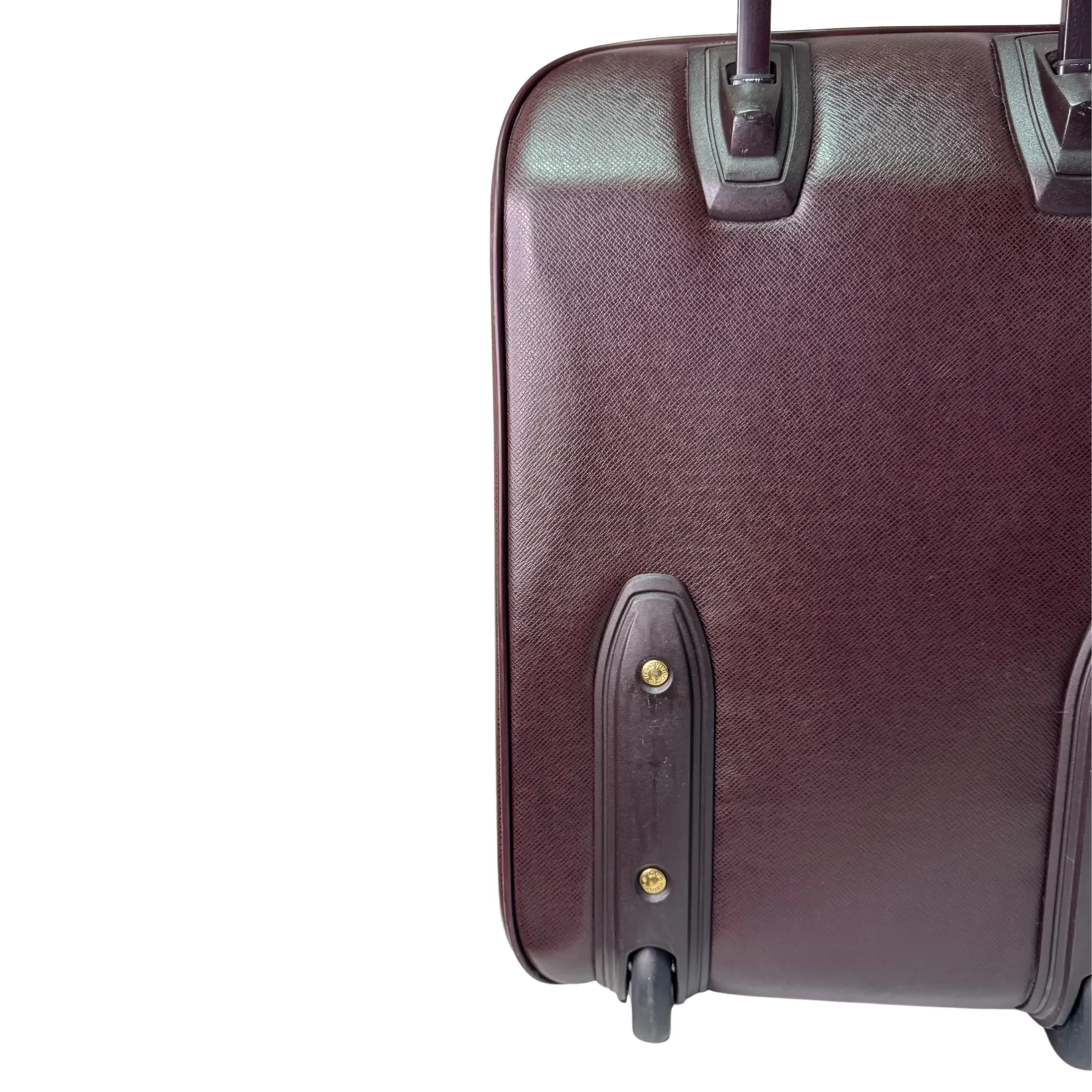 Louis Vuitton Pegase 45 Luggage Bag Leather Burgundy - Lost Designer