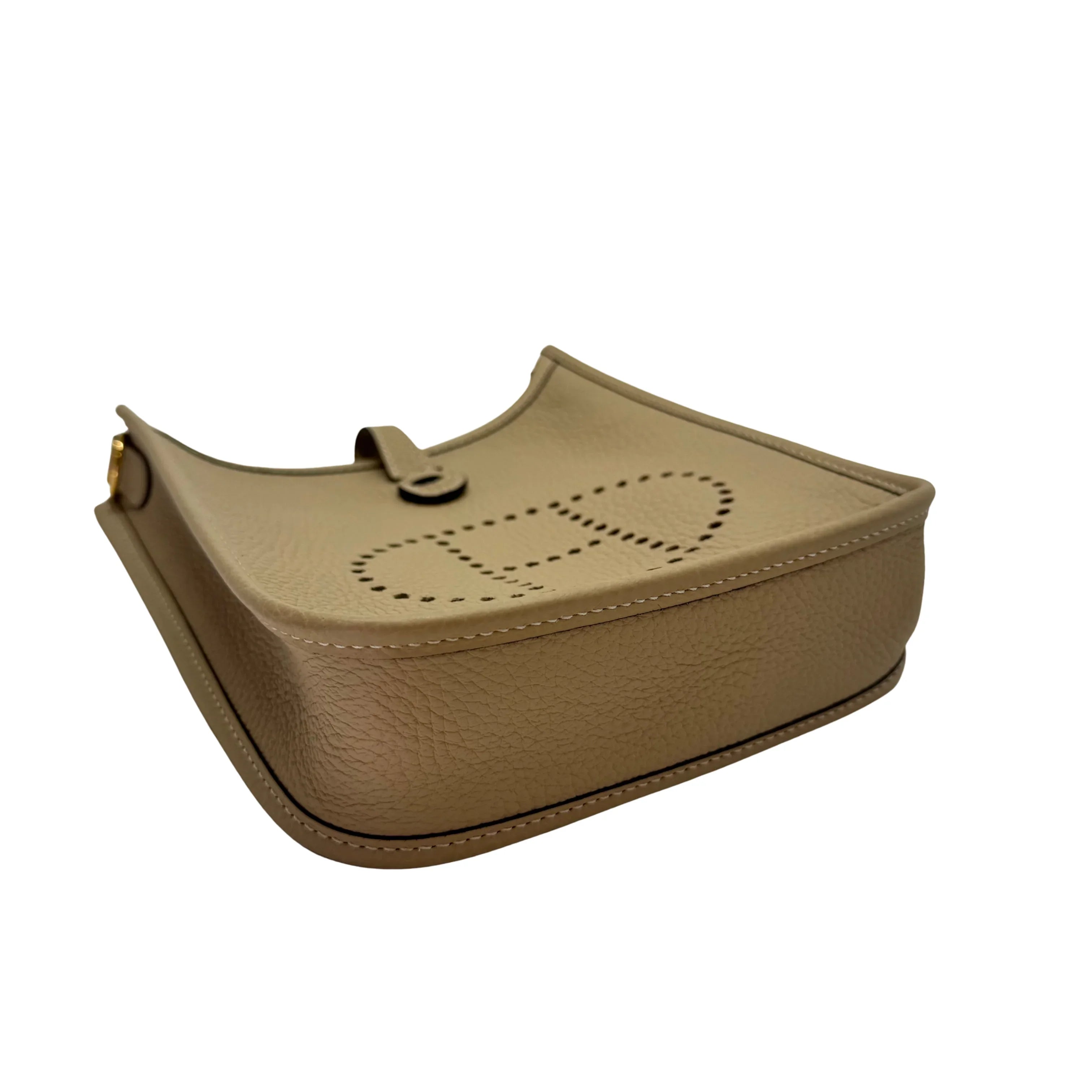 Hermés Evelyn Mini Crossbody Bag U Stamp 2022 Beige - Lost Designer