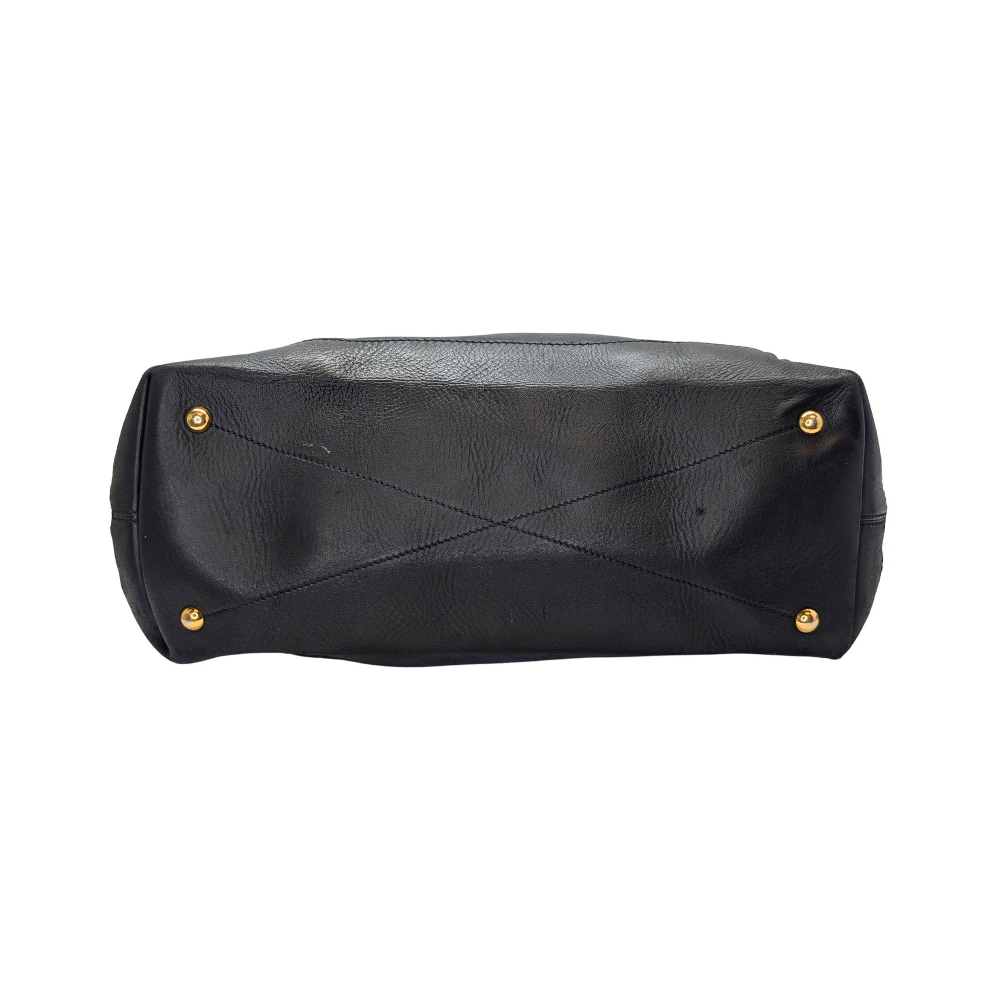 Miu Miu Matelasse Tote Bag Black - Lost Designer