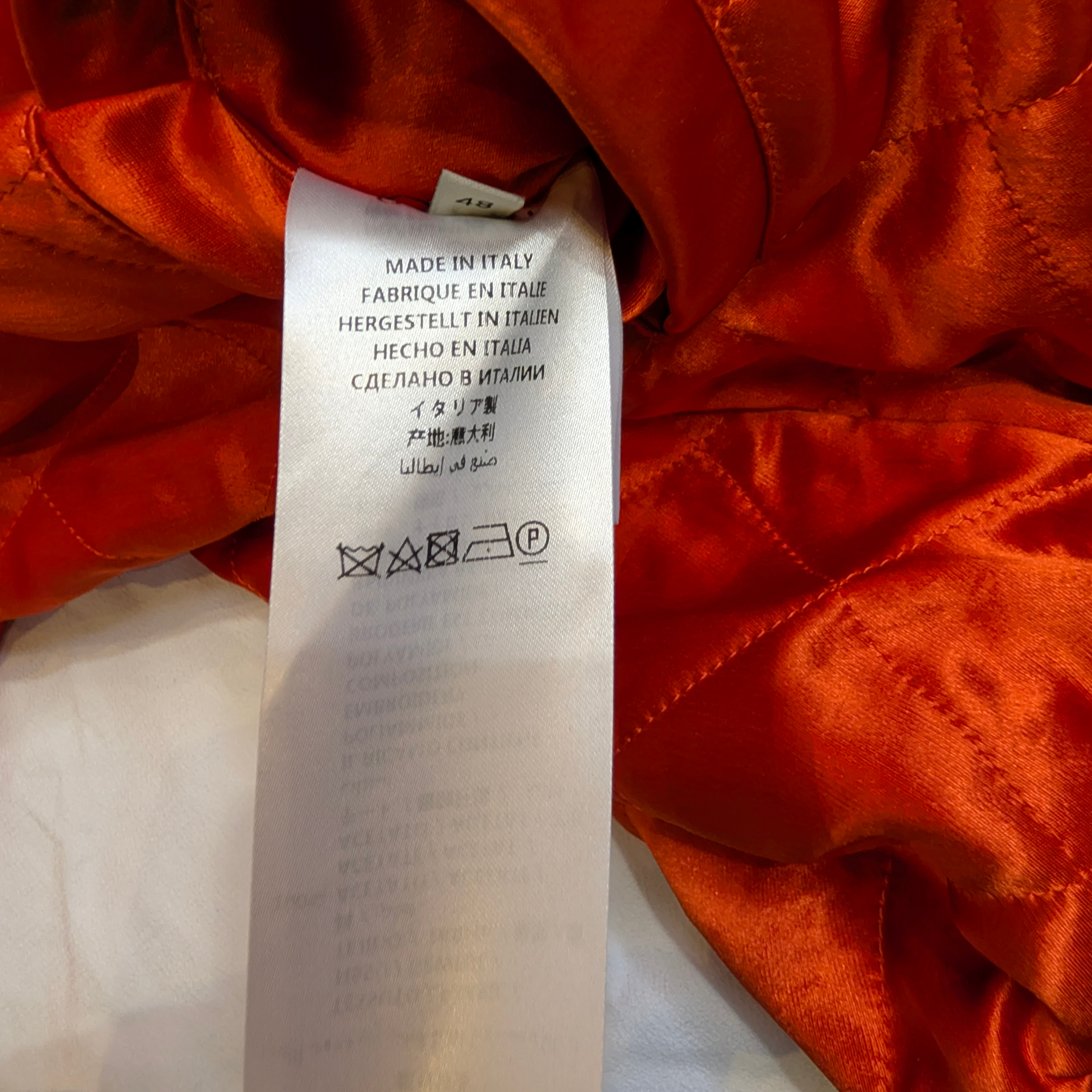 Gucci Reversible Varsity Bomber Jacket M 48