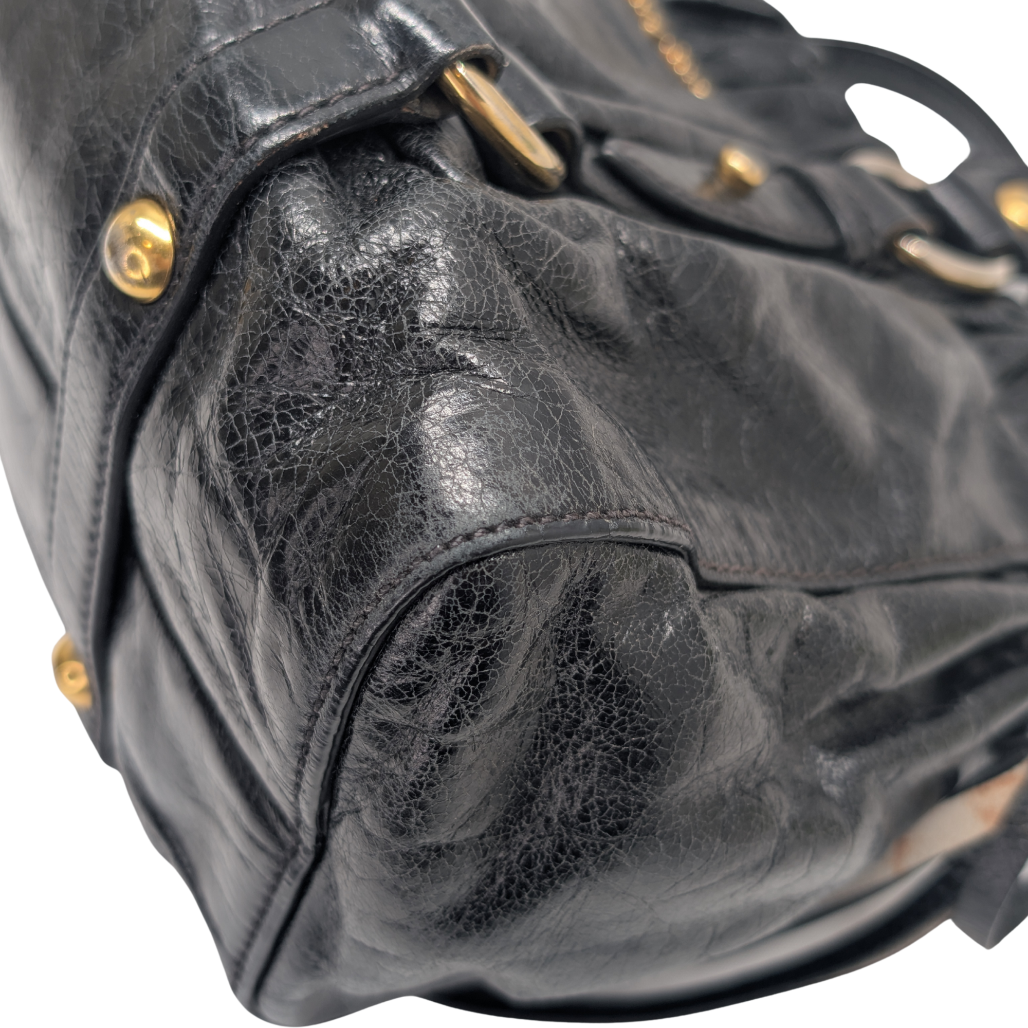 Miu Miu Vitello Crossbody Bag Black