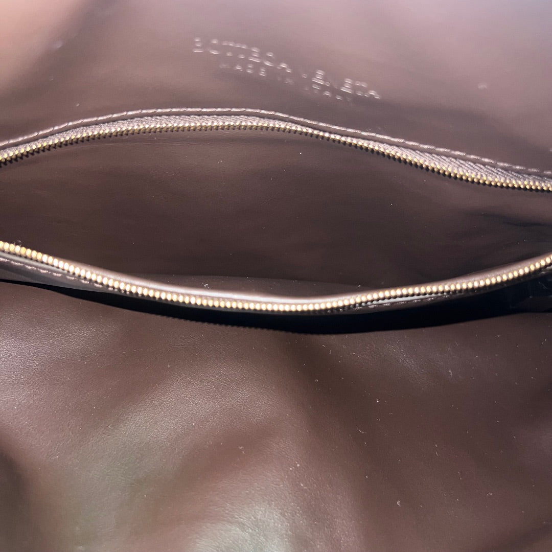 Bottega Veneta Gemelli Large Shoulder Bag – Intrecciato Dark Brown