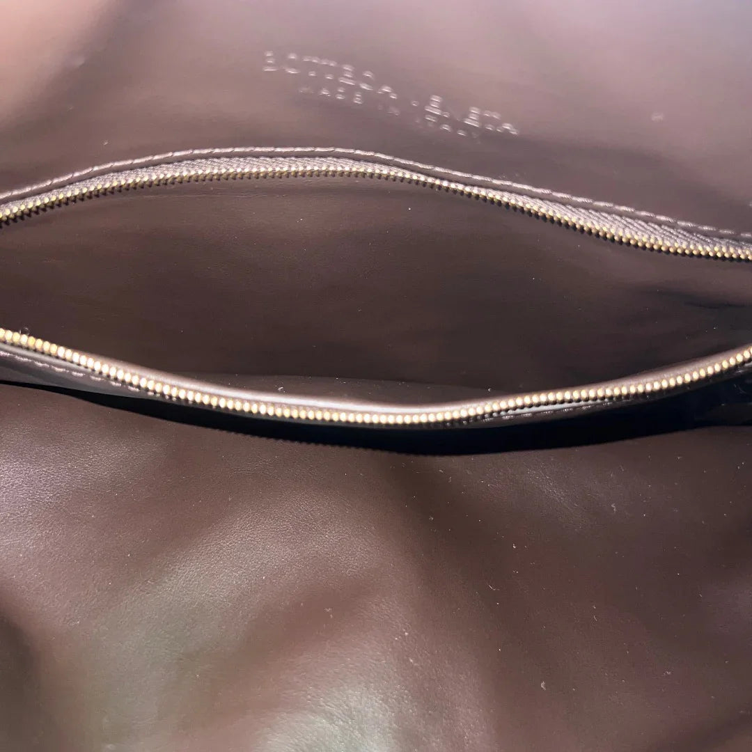 Brand New Bottega Veneta Gemelli Large Shoulder Bag – Intrecciato Dark Brown - Lost Designer