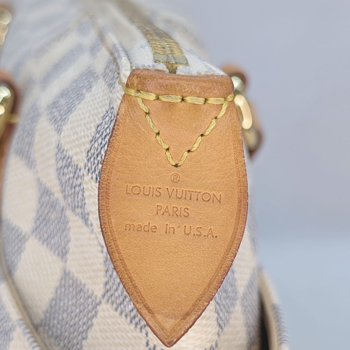 Louis Vuitton Totally MM Damier Azur Shoulder Bag