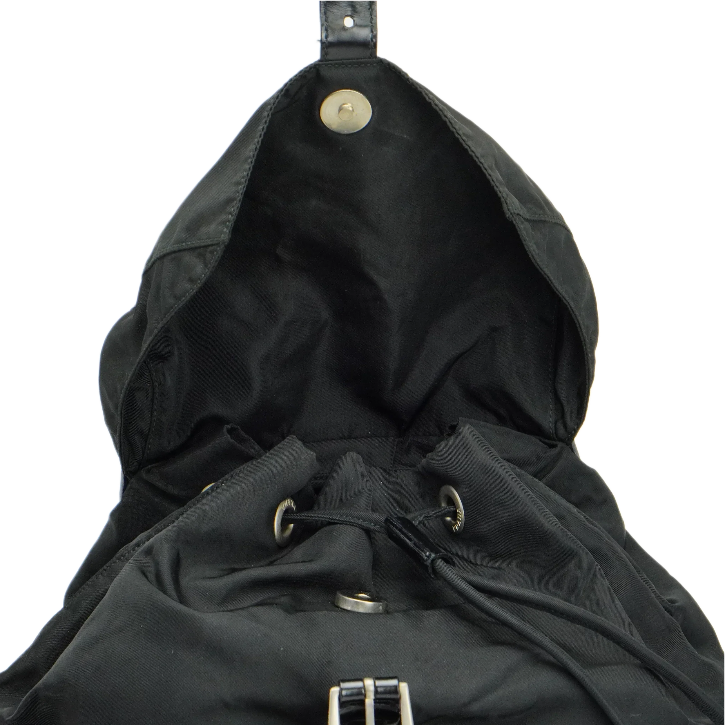 Prada Nylon Black Backpack Rucksack - Lost Designer