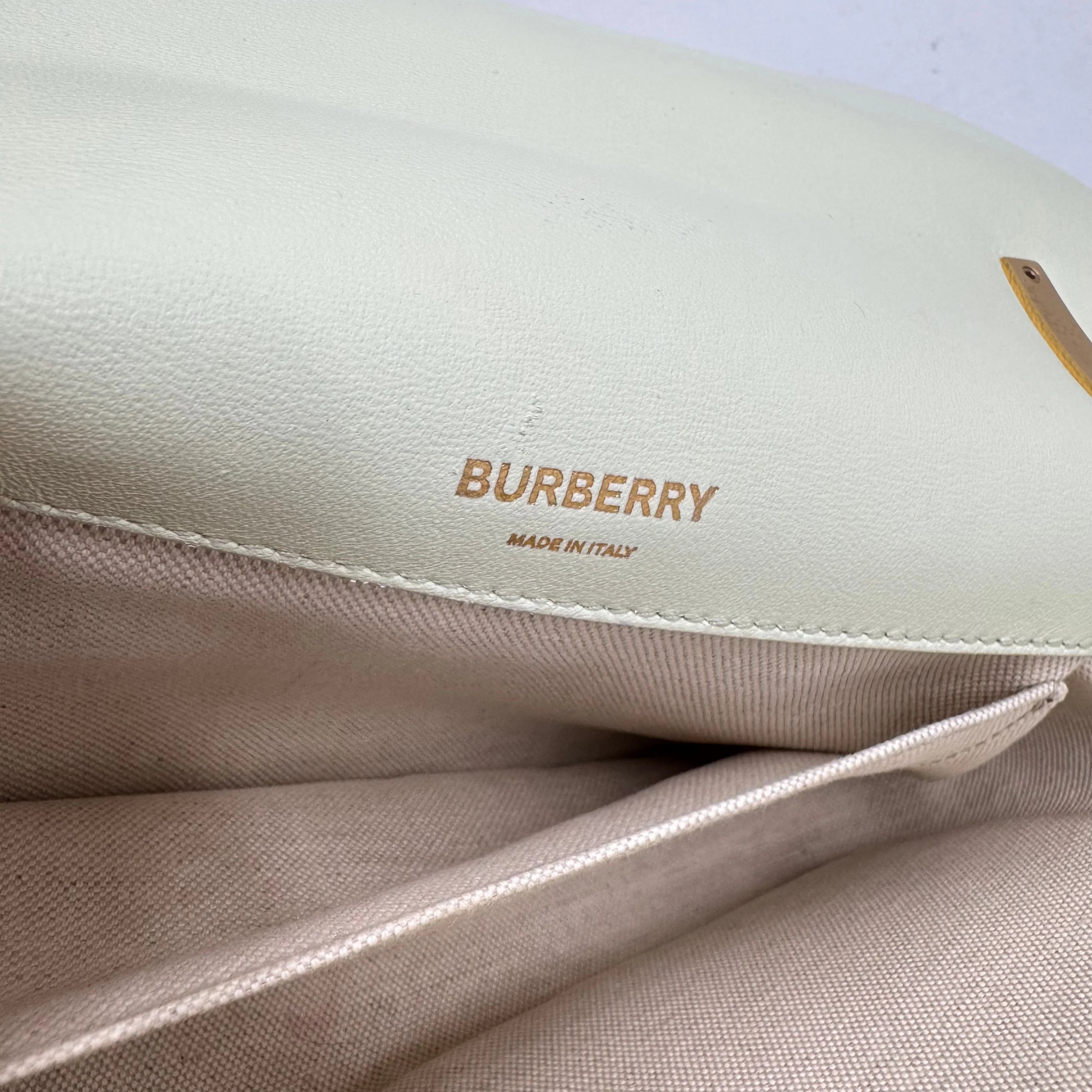 Burberry Lola Crossbody Bag Leather Green - Lost Designer