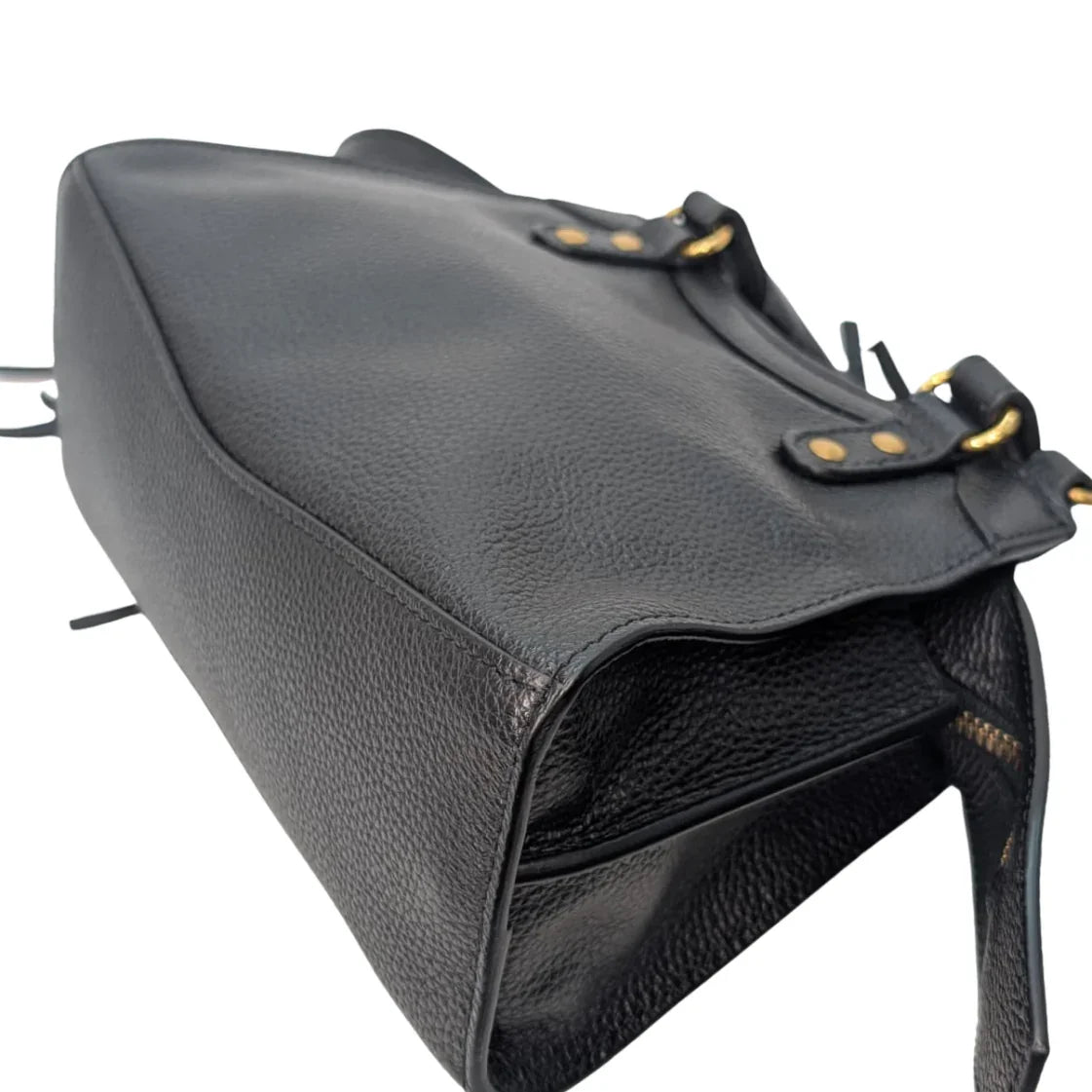 Balenciaga Neo Classic Gold Hardware Mini City Black - Lost Designer