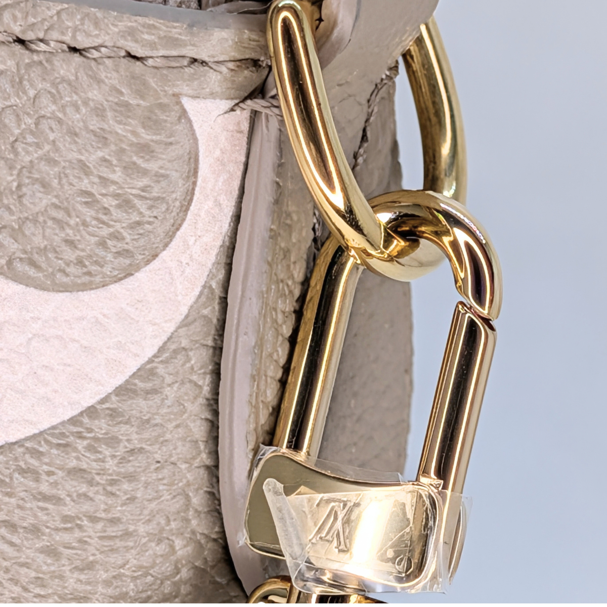 Louis Vuitton Boulogne PM tourterelle Gray Monogram Empreinte