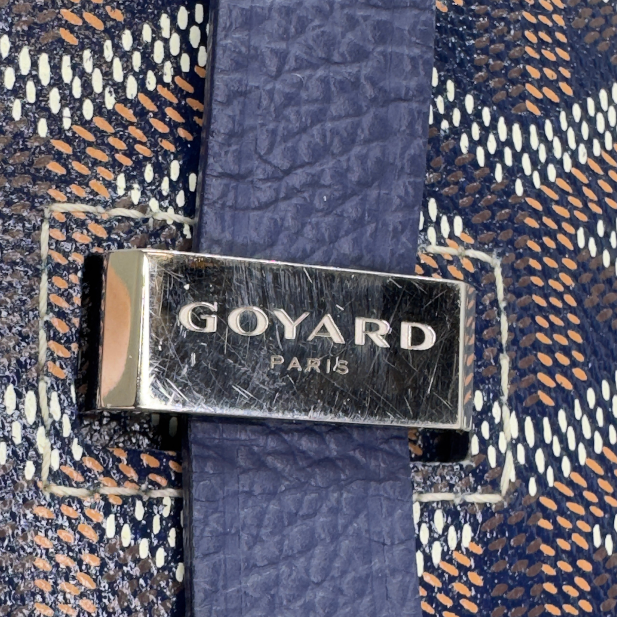 Goyard Belvedere II PM Crossbody Messenger Bag Navy