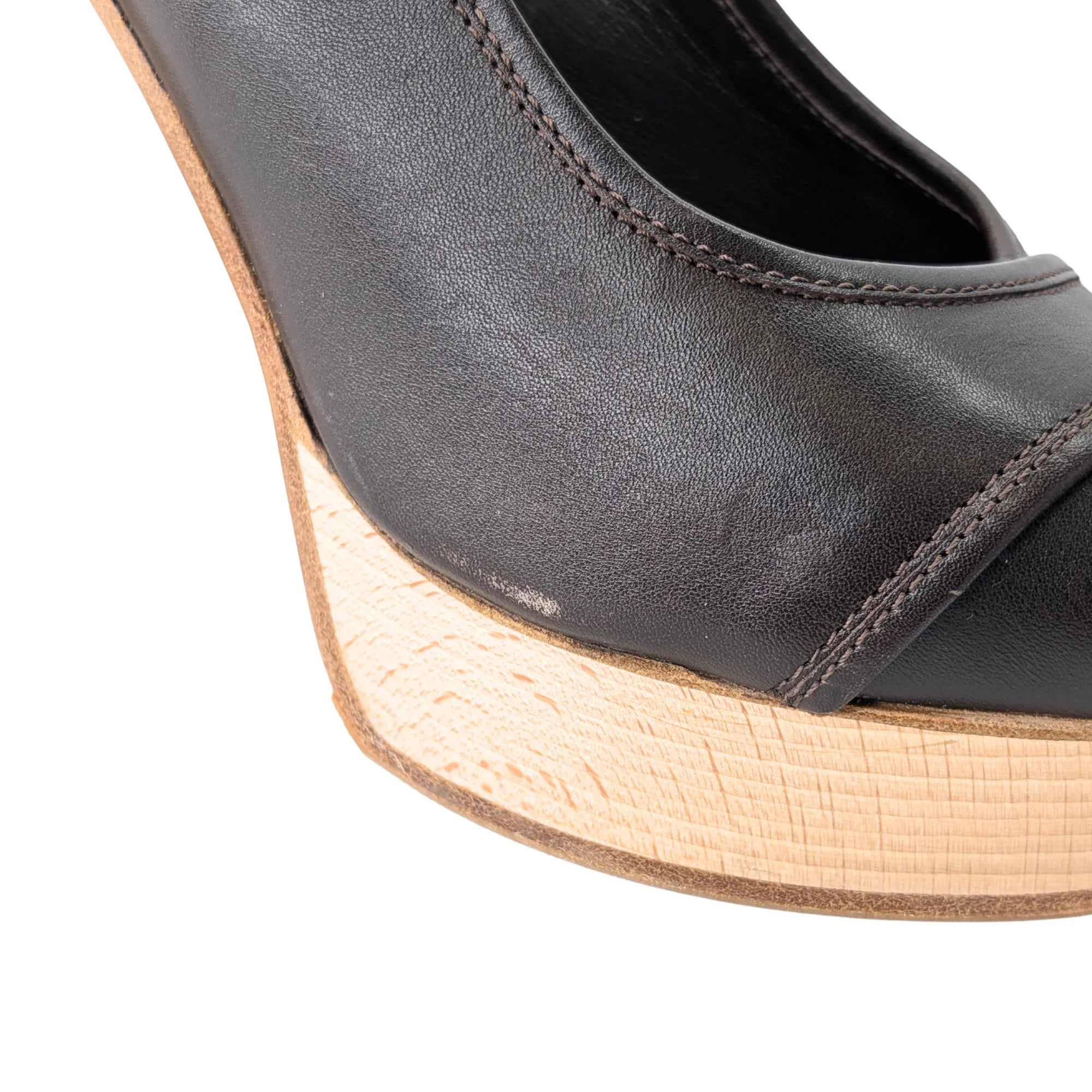 Chloé Slingback Heels Brown 39 - Lost Designer