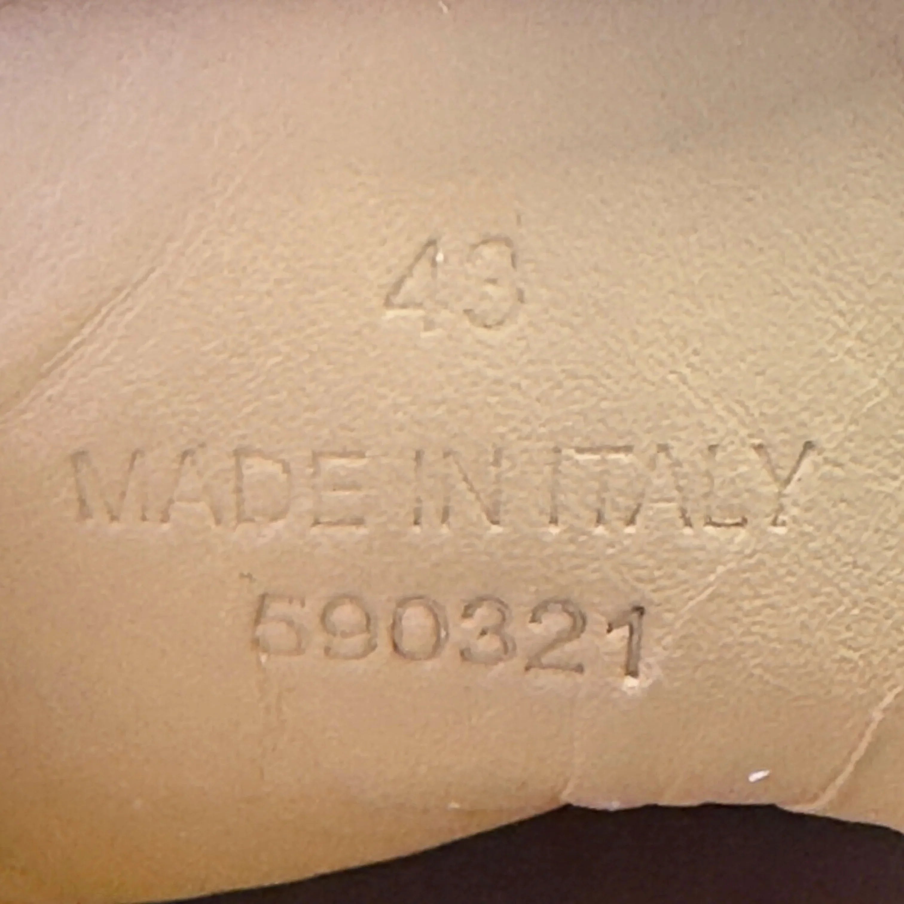 Loewe Men's Wedge Lace Up Shoes 43 - Lost Designer