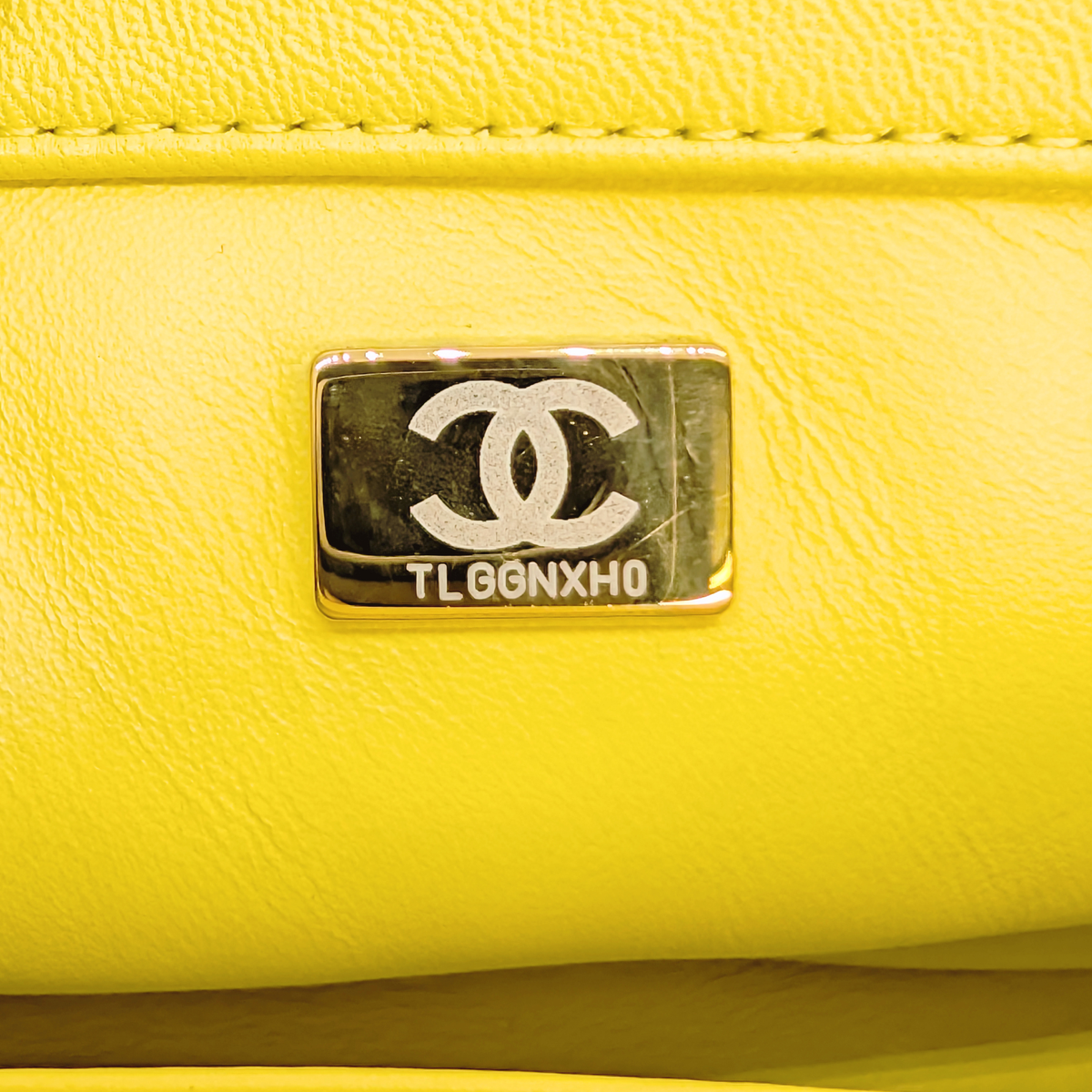 Chanel Pearl Crush Mini Flap Bag Yellow