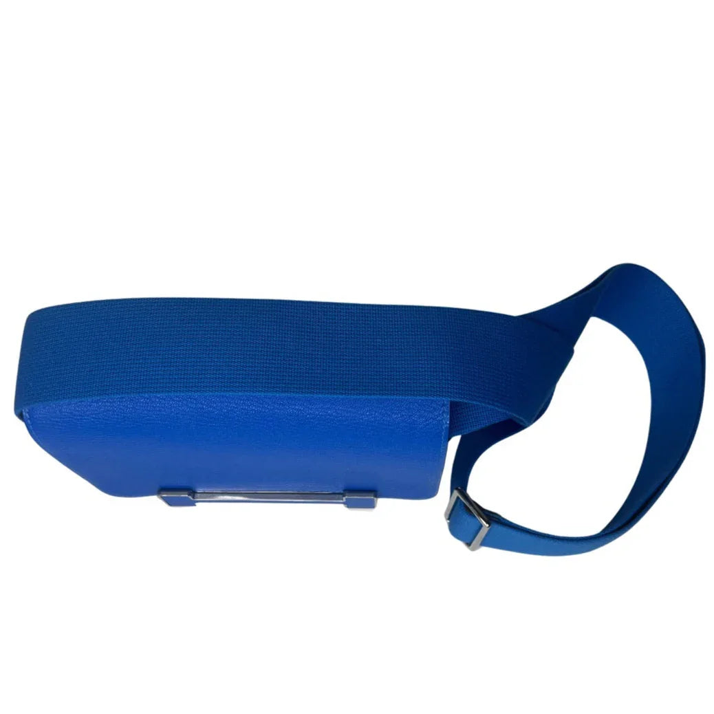 HERMÈS Geta Bag Bleu Electrique Mysore Goatskin 2024 Stamp - Lost Designer