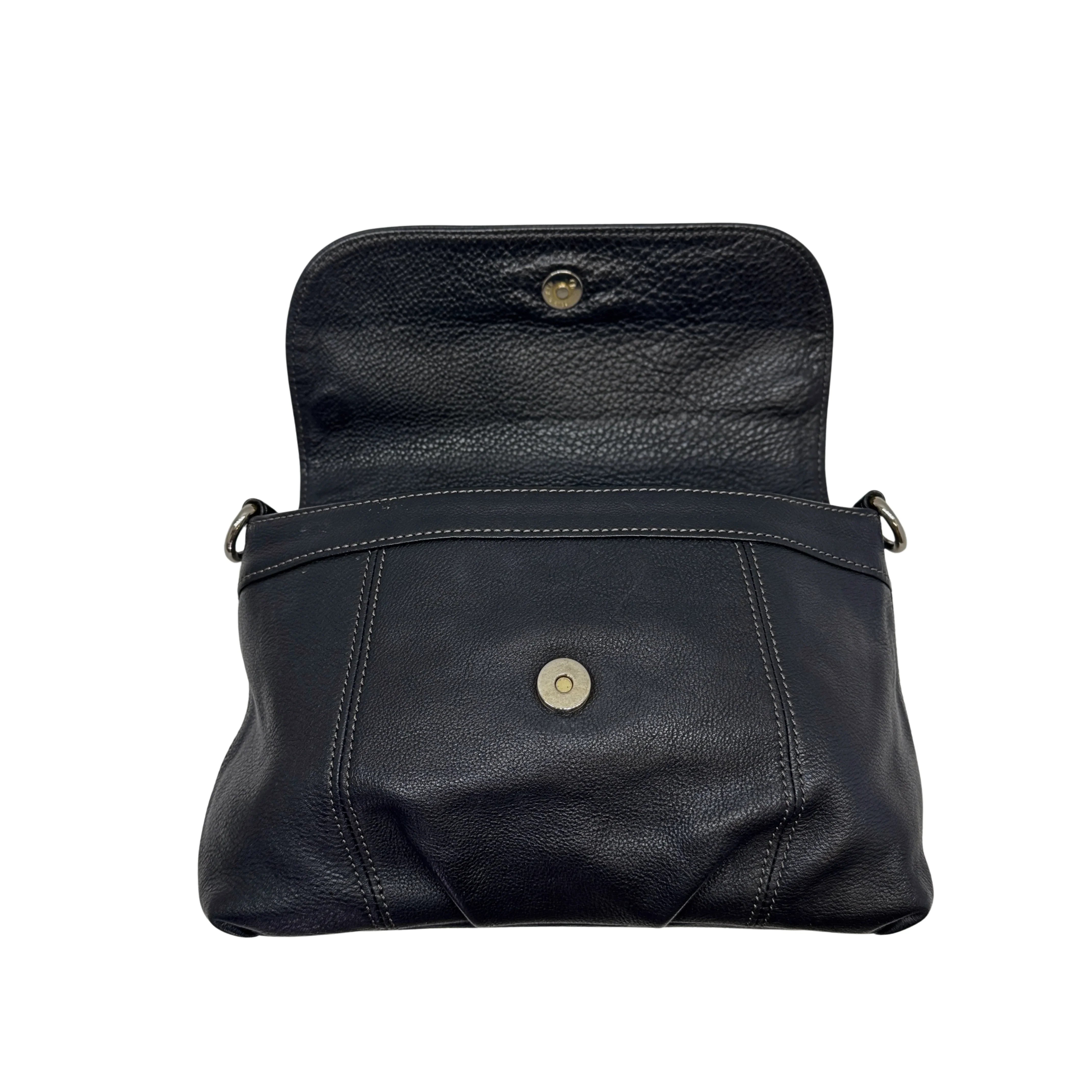 Burberry Blue Label Crossbody Bag Leather Black - Lost Designer