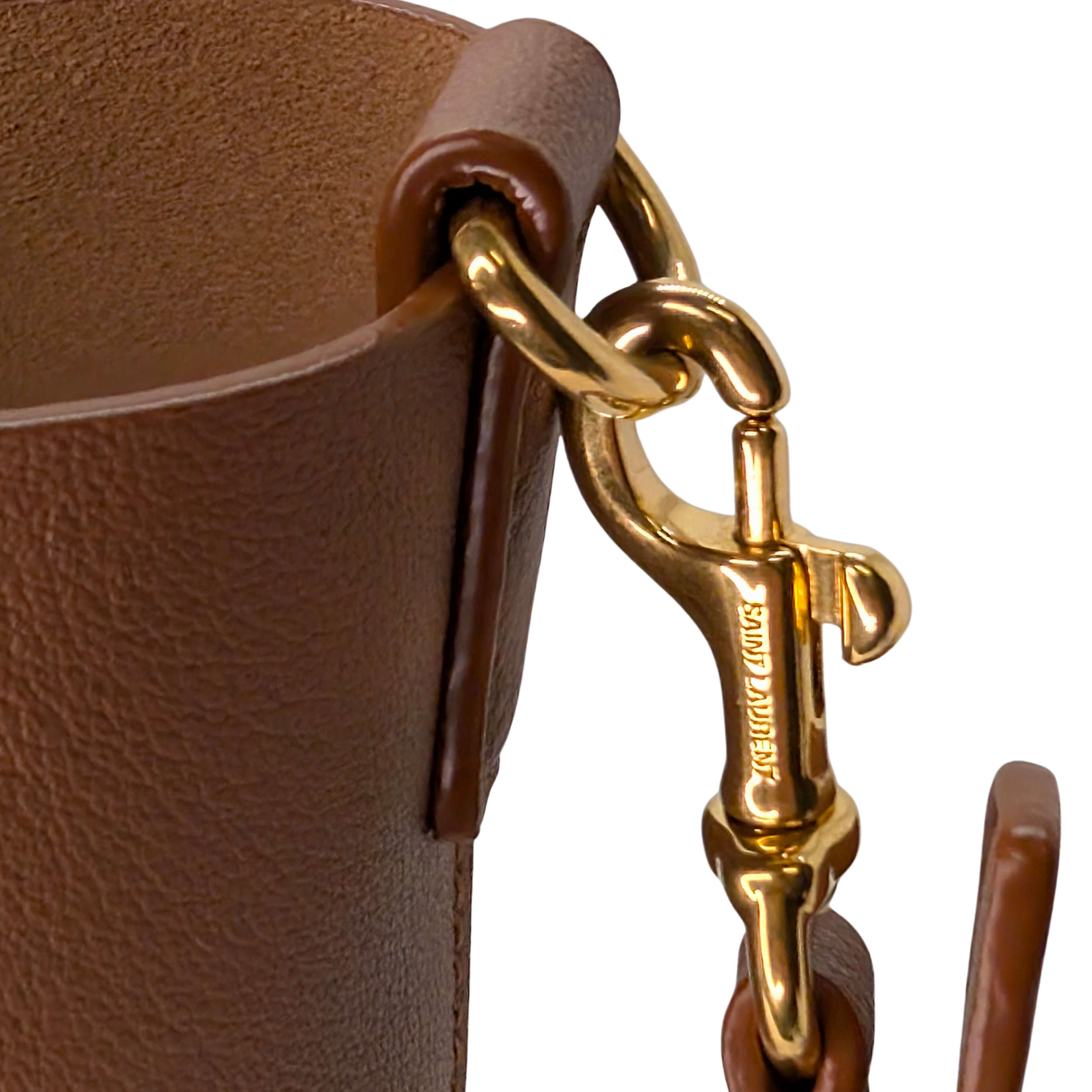 Yves Saint Laurent Toy Shopping Tote Brown