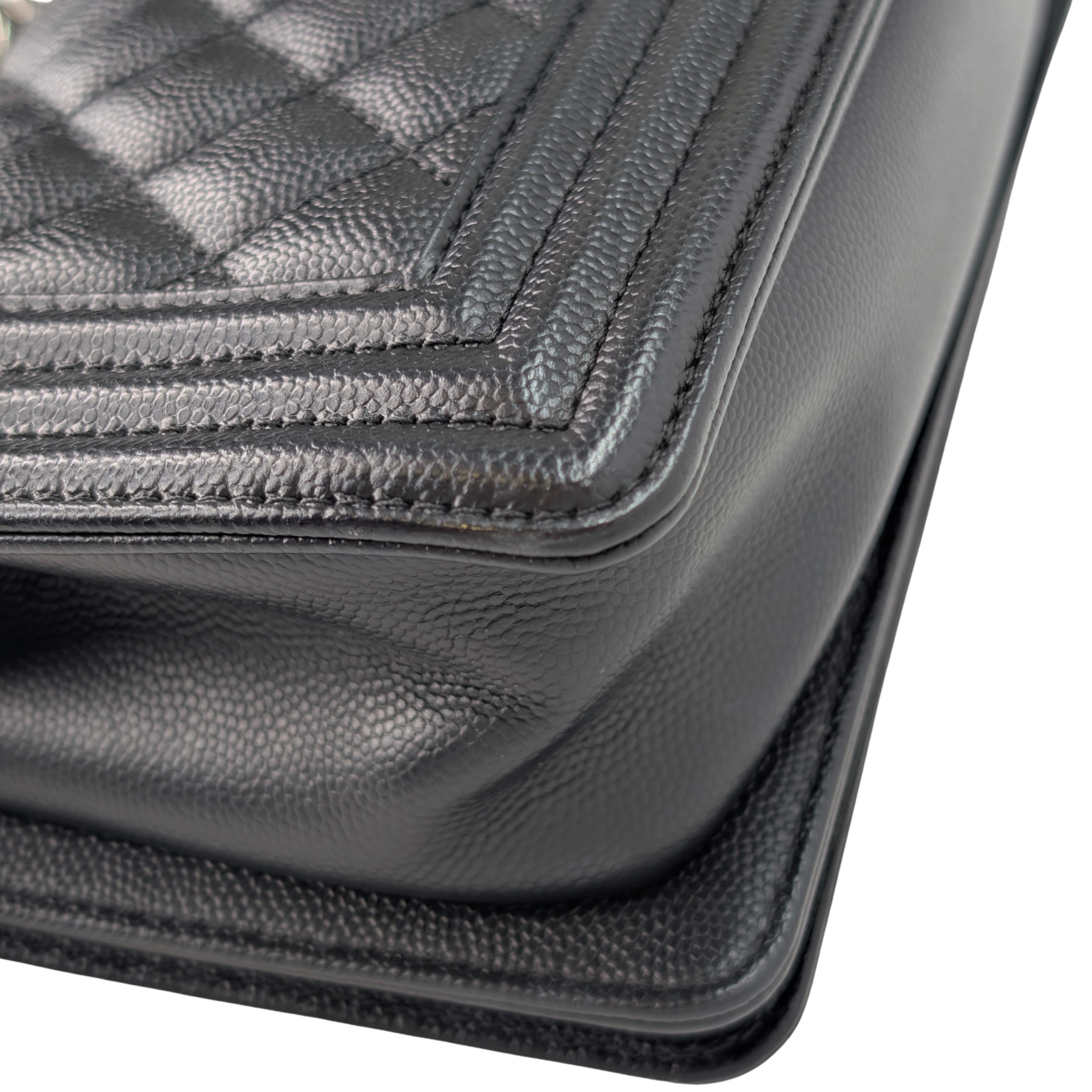 Chanel Small Boy Bag Caviar Black Bag