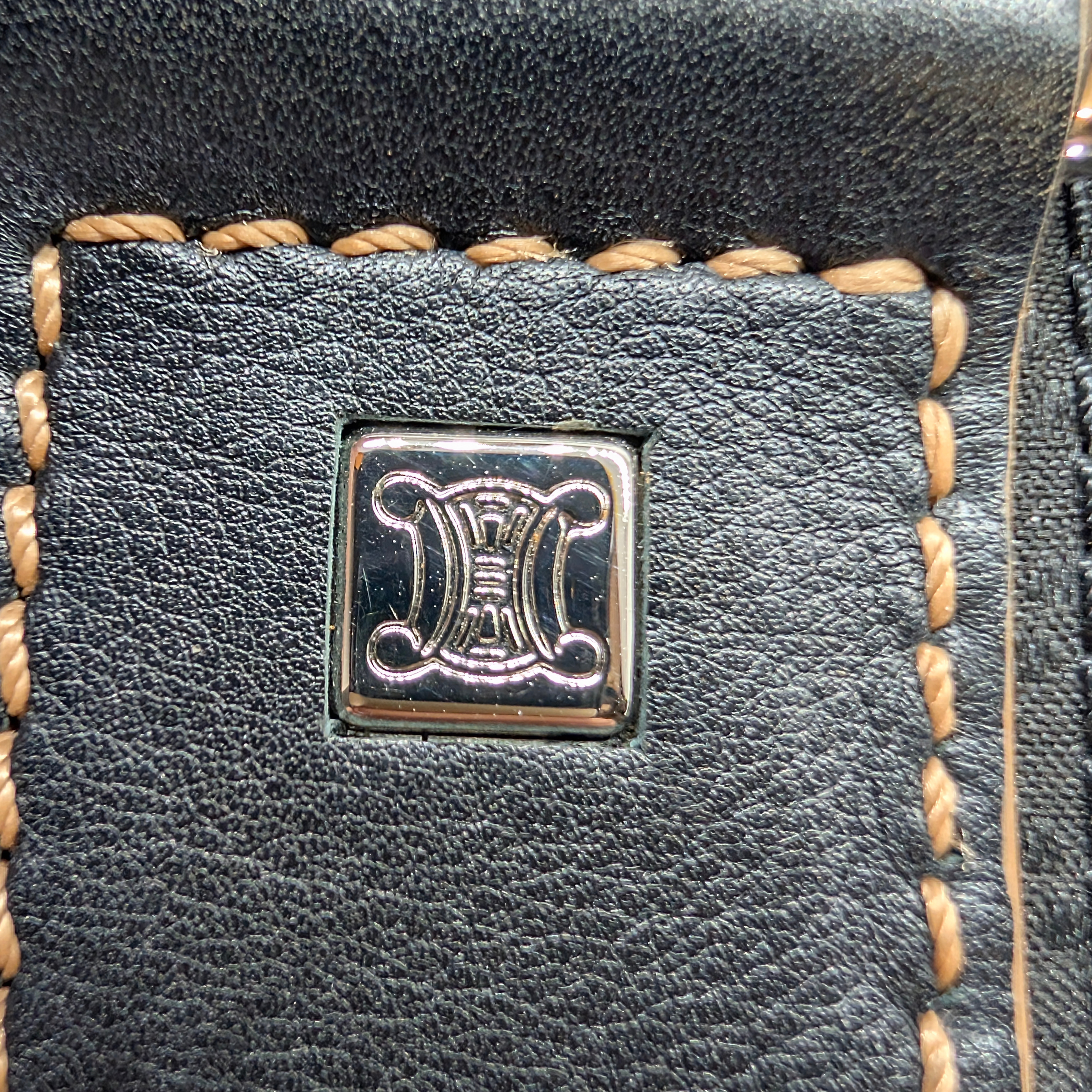 Celine Macadam Canvas & Leather Two-way Briefcase Bag