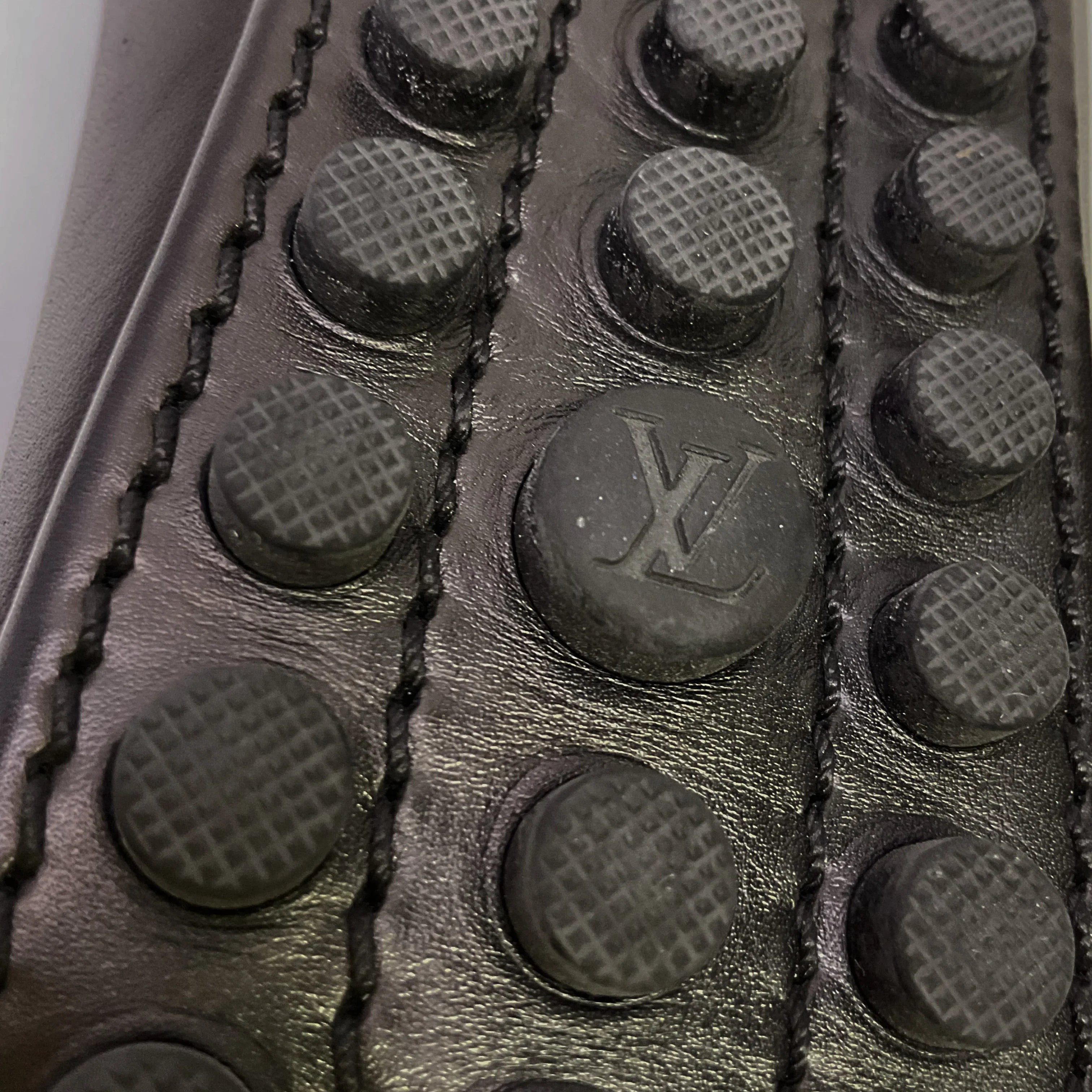 Louis Vuitton Leather Ballet Flats Black 37 - Lost Designer