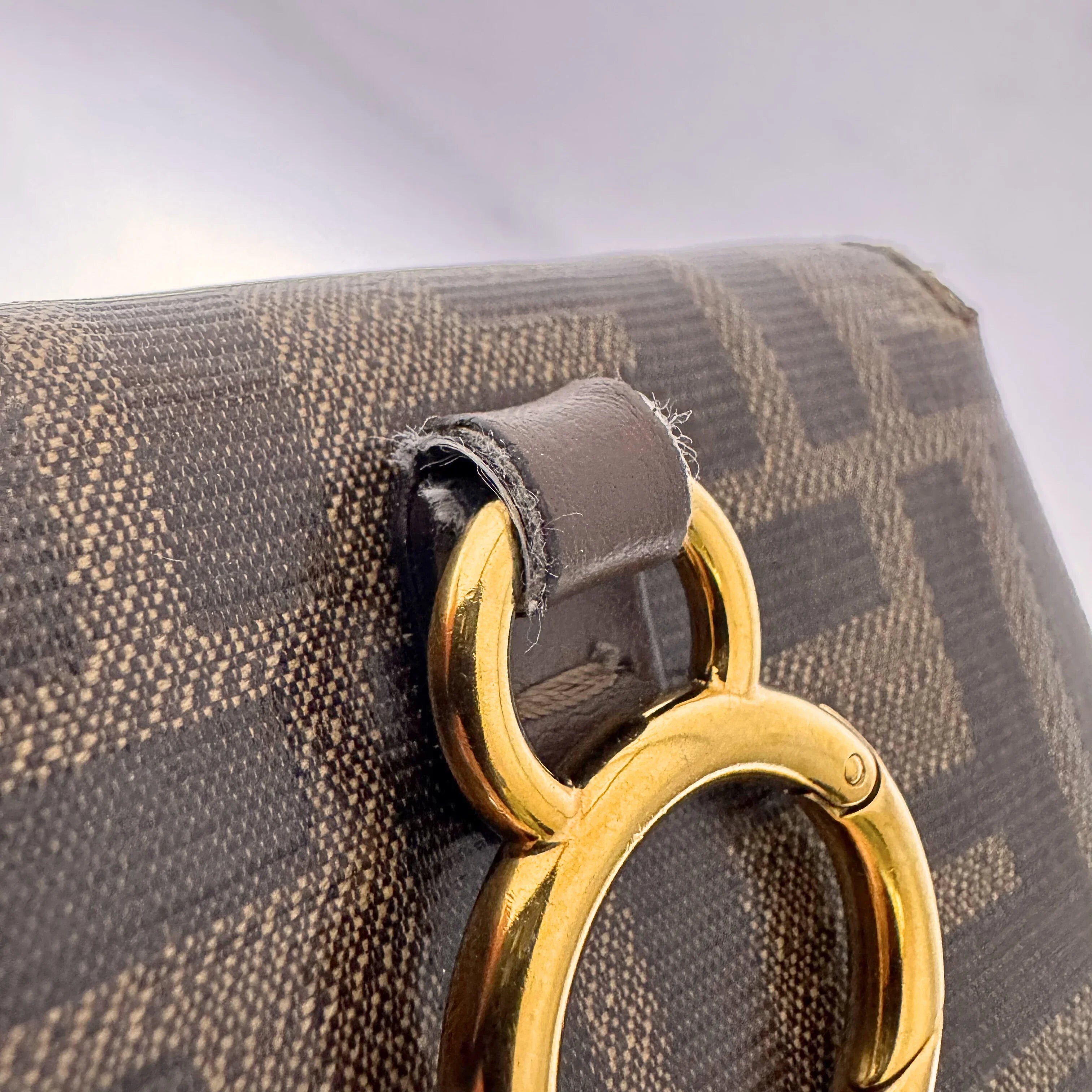 Fendi Nano Baguette Crossbody Bag Brown - Lost Designer