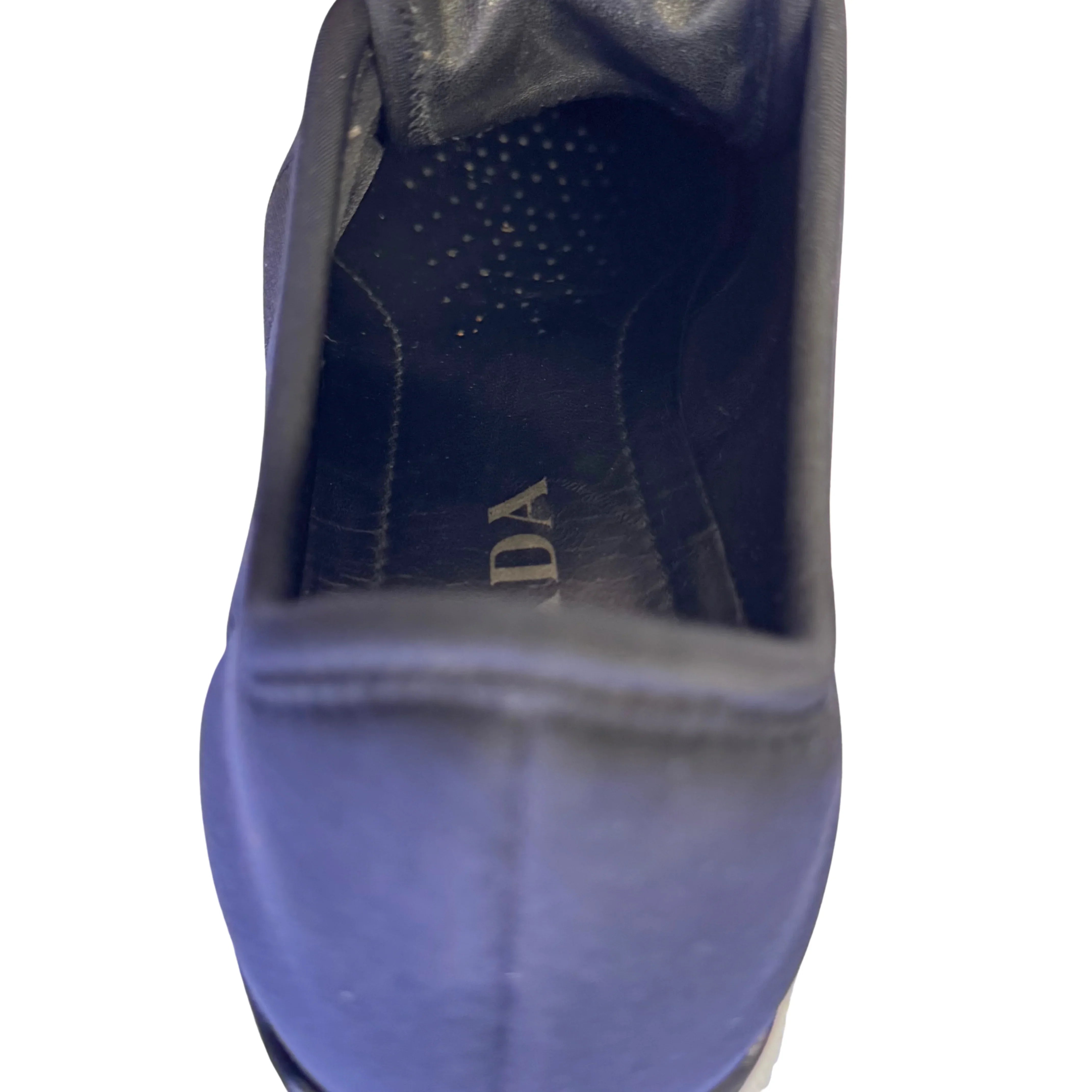 Prada Black x Navy Neoprene Sneakers size 36