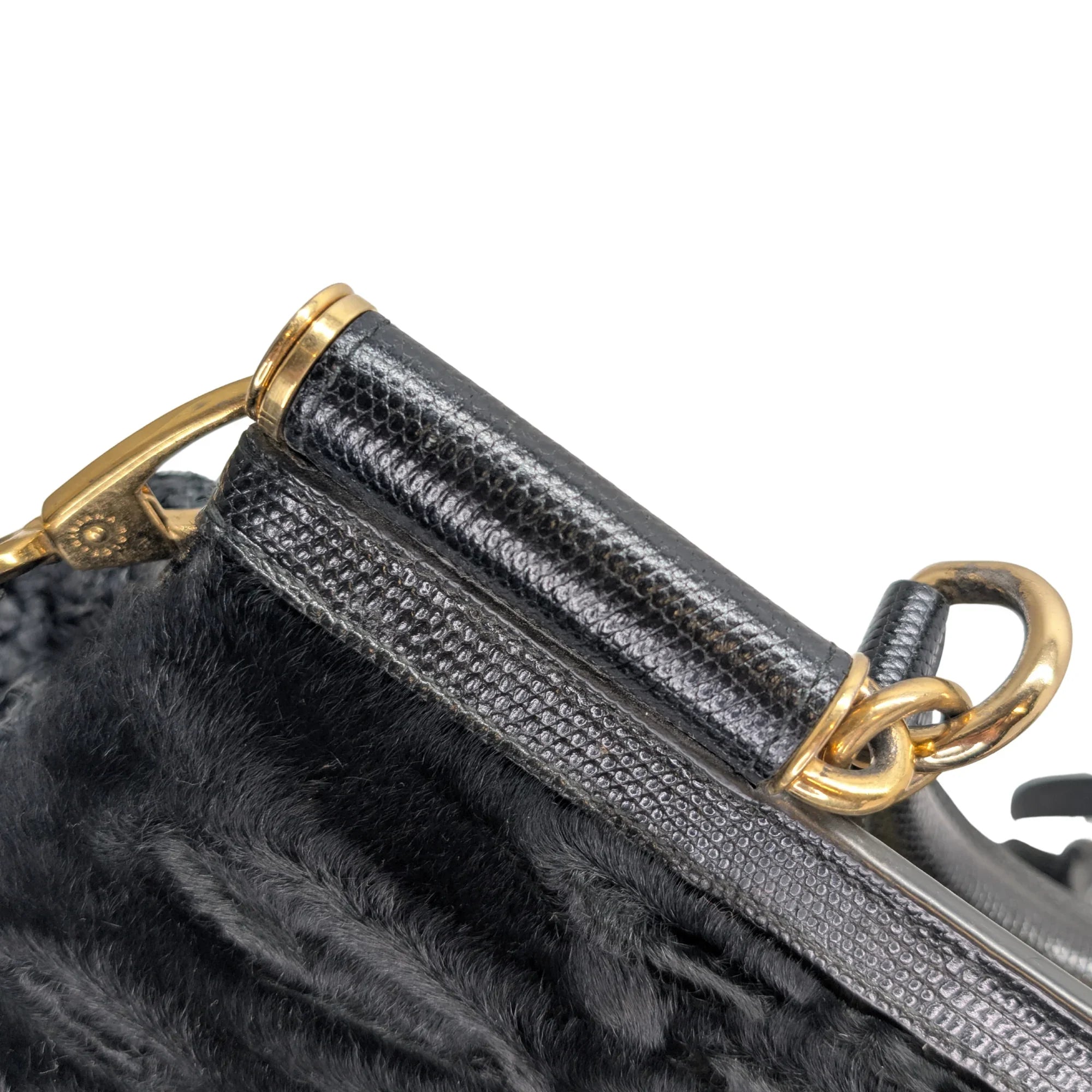 Dolce & Gabbana Sicily Handbag Floral/Black - Lost Designer