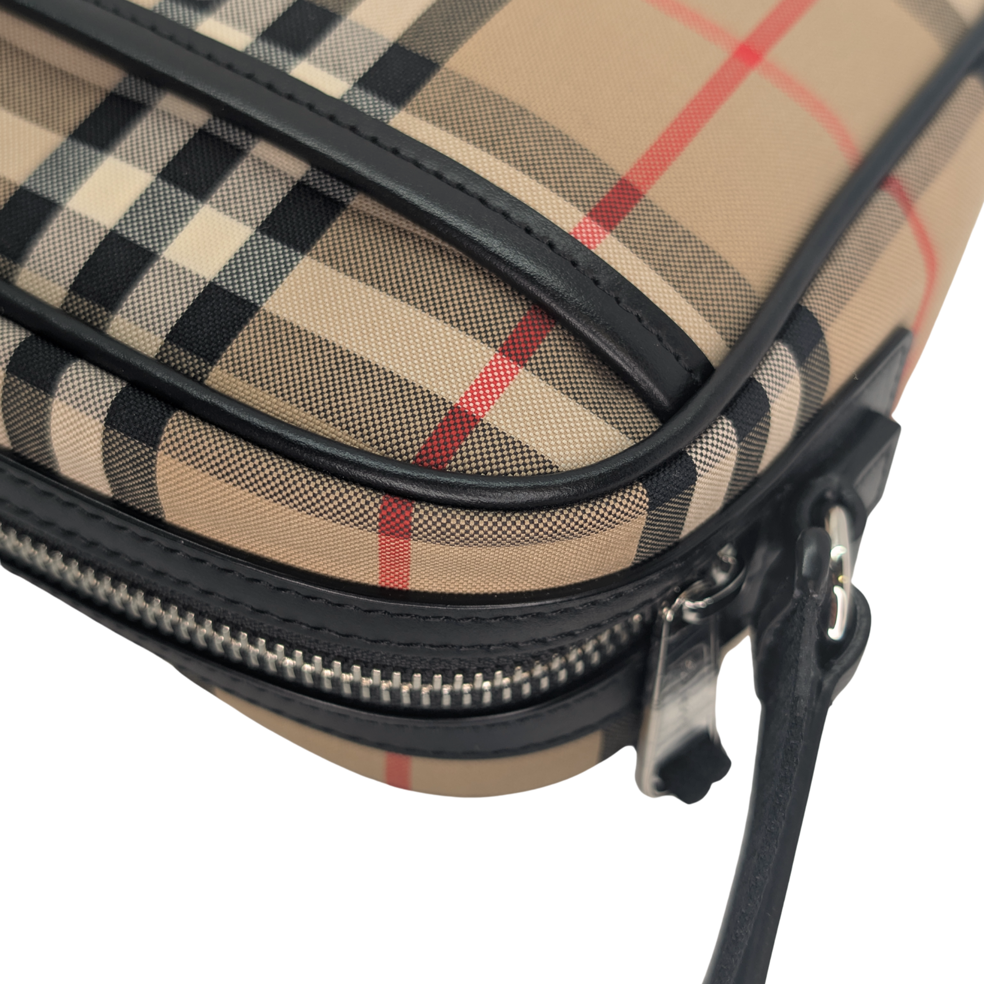 Burberry Vintage Check Crossbody Bag Beige