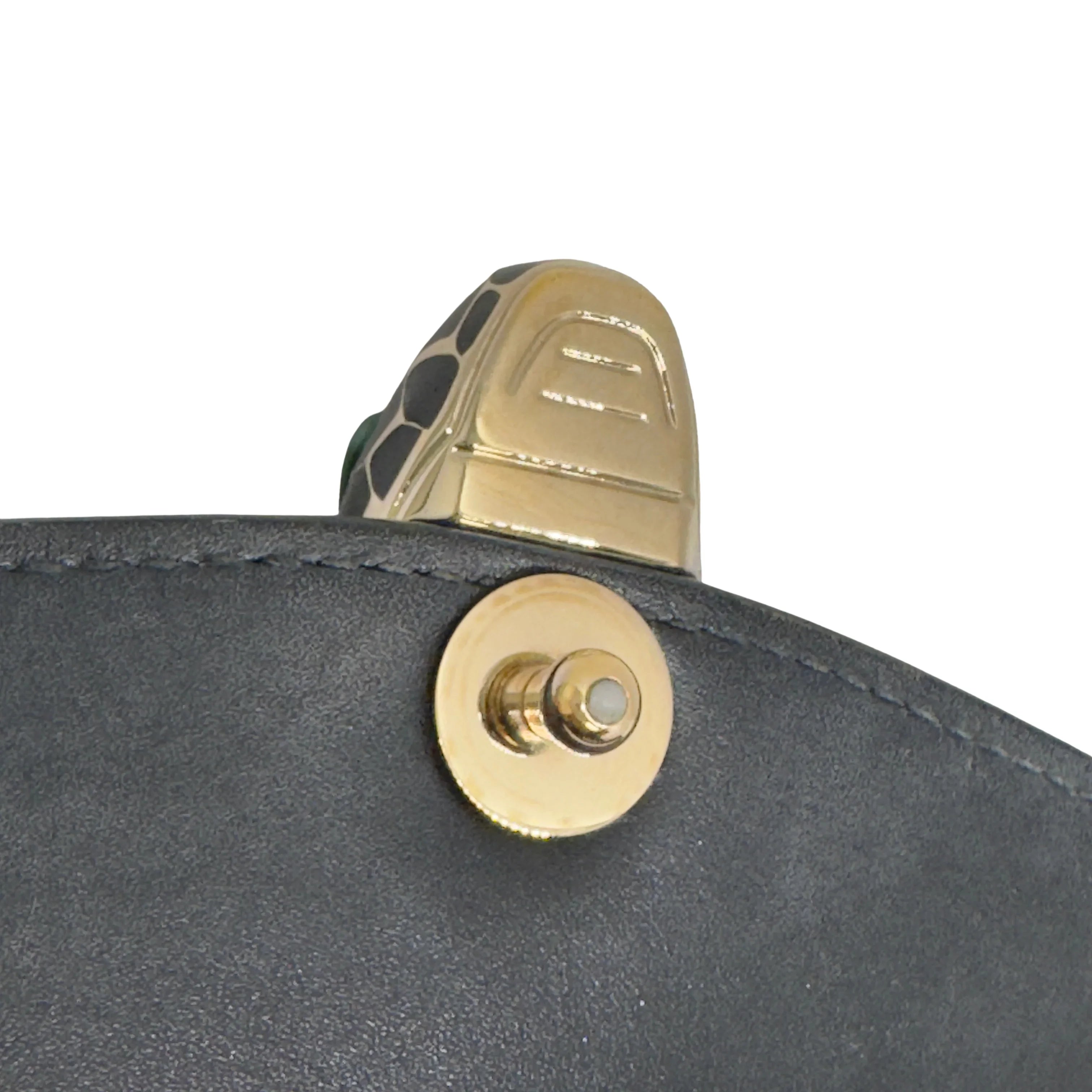 Bvlgari Serpenti Forever Chain Crossbody Bag Navy Blue - Lost Designer