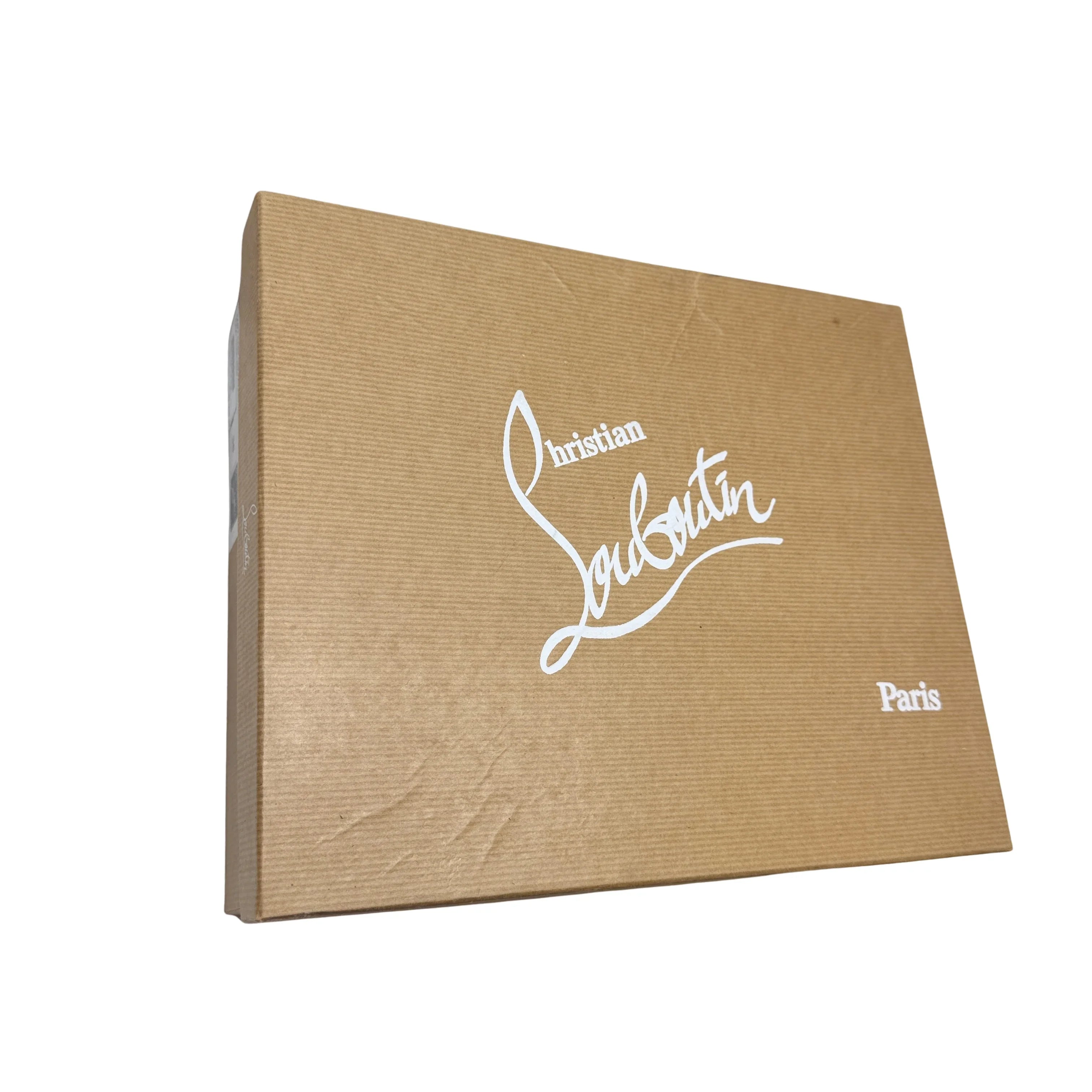 Christian Louboutin Lady Peep Red Bottom Pumps Black 38 - Lost Designer