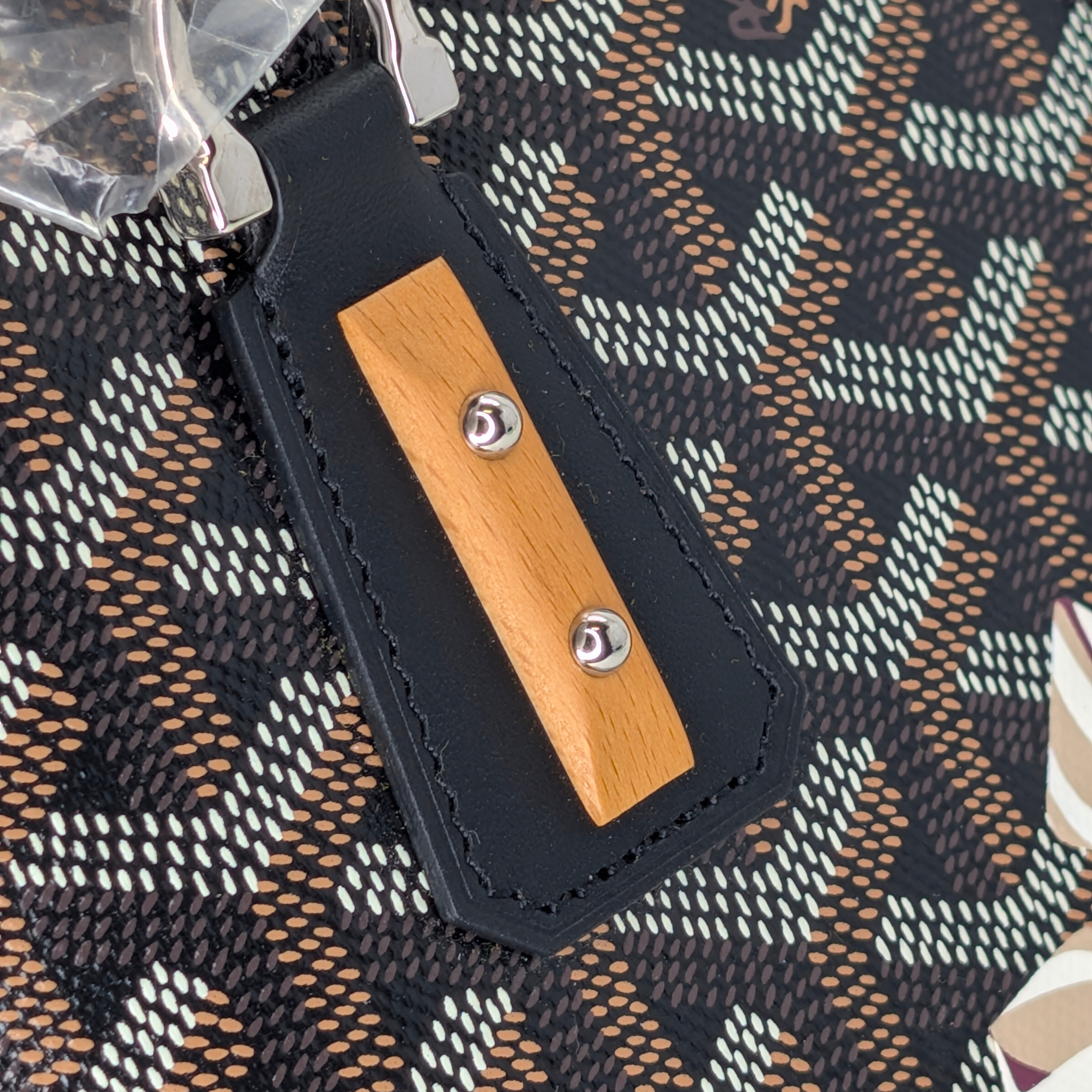 Goyard Mini Vendome Top Handle Bag Black