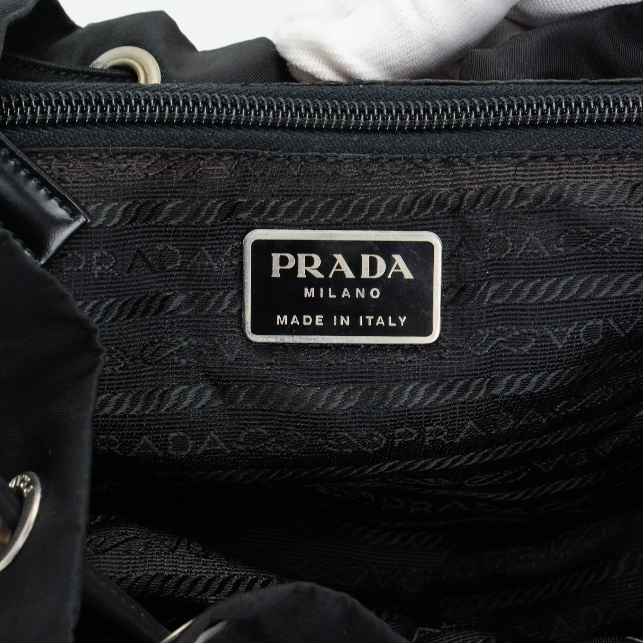 Prada Nylon Black Backpack Rucksack - Lost Designer