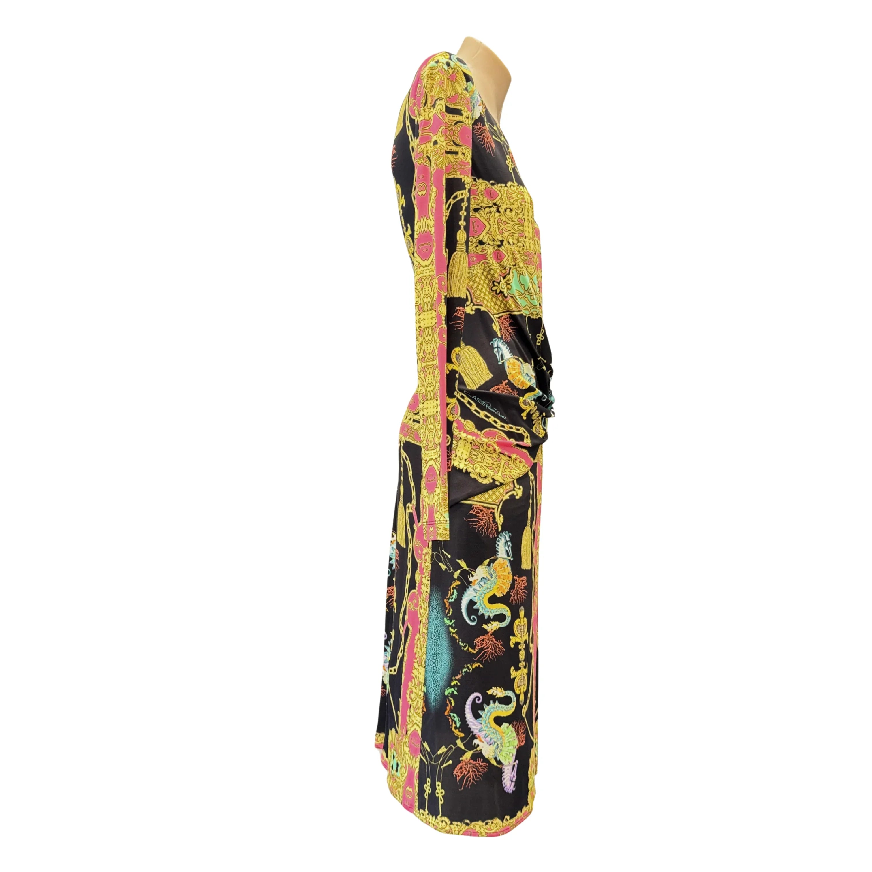 Roberto Cavalli Class Dress 38 Multicolour - Lost Designer
