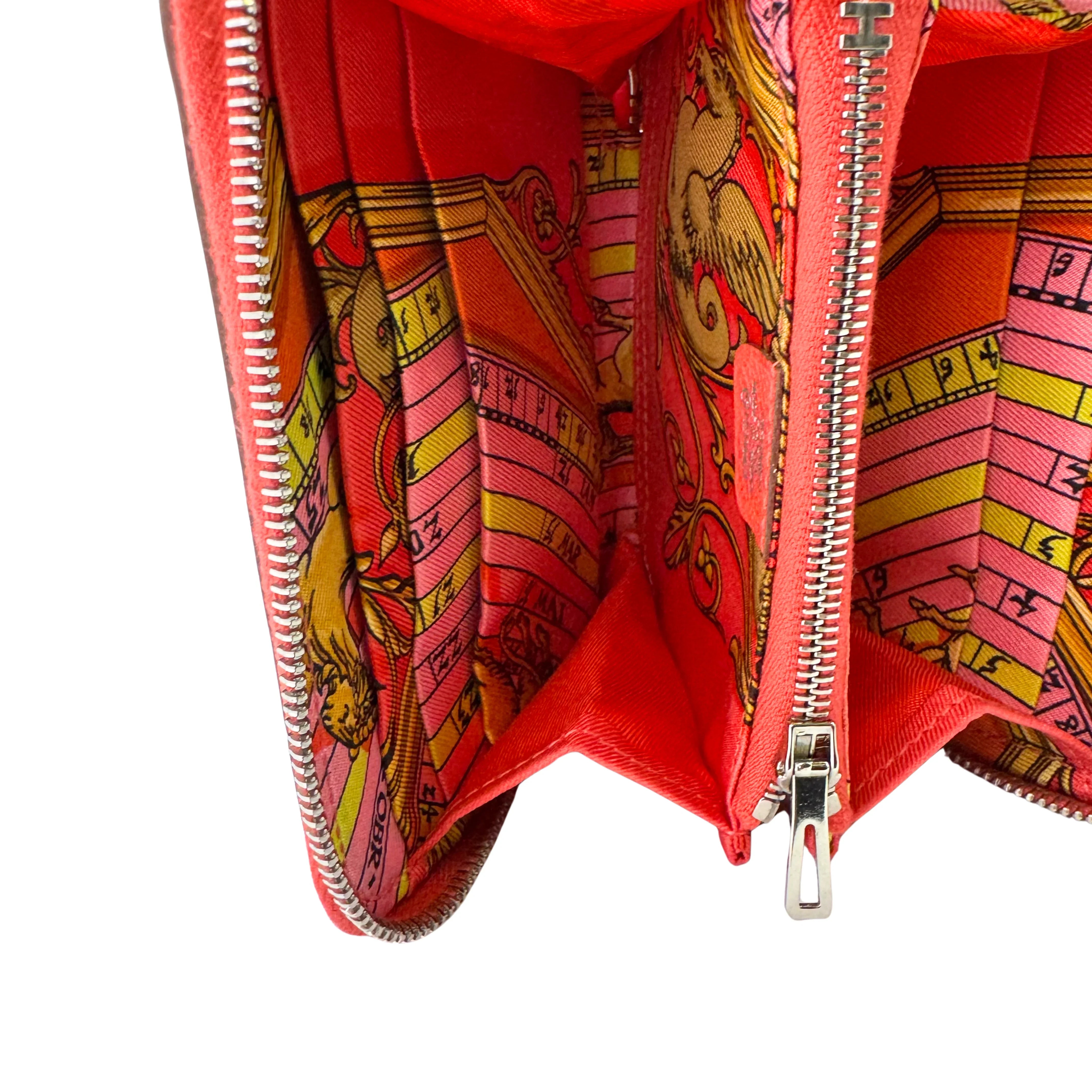 Hermés Epsom Silk'in Wallet Leather Red - Lost Designer