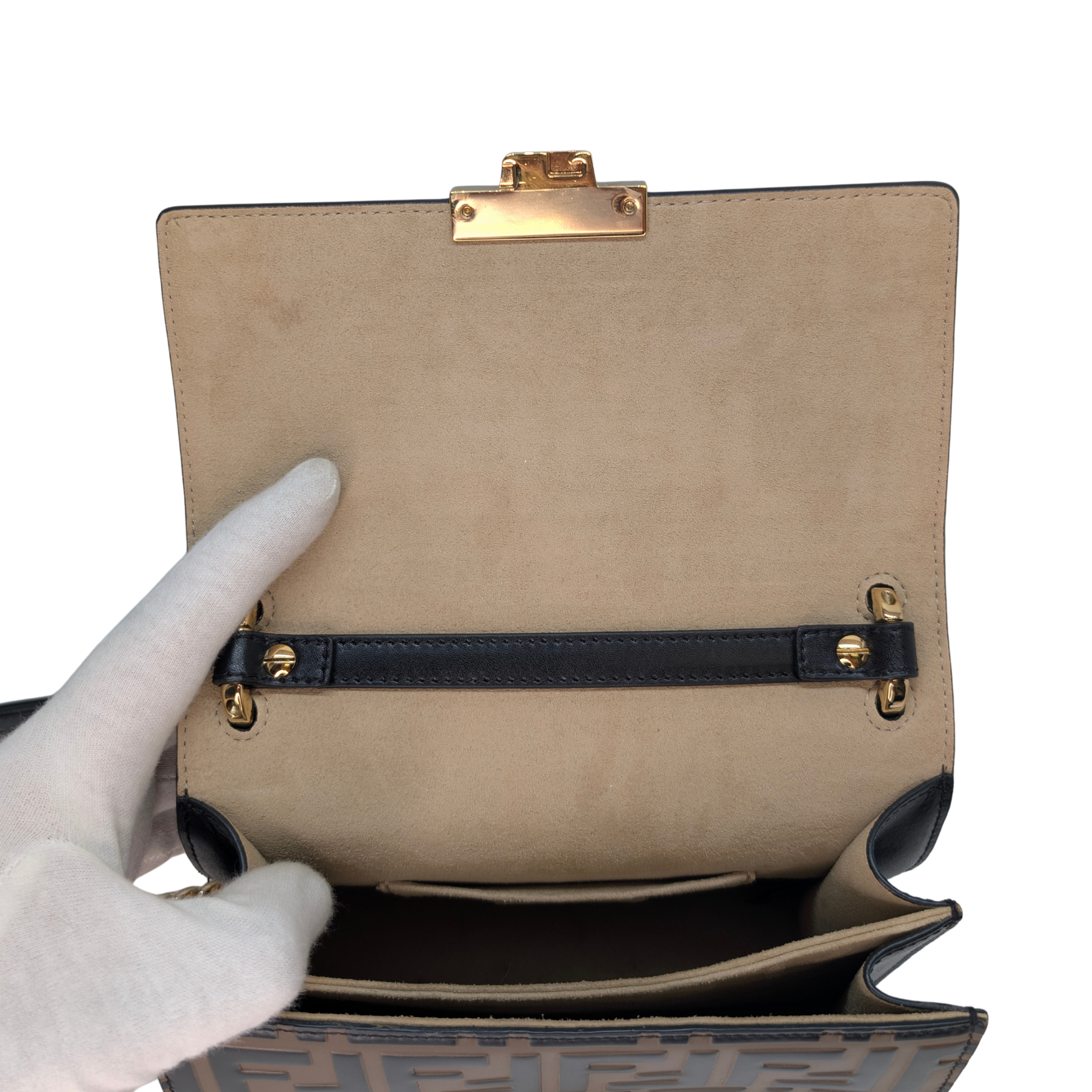 Fendi Kan U Crossbody Small Bag