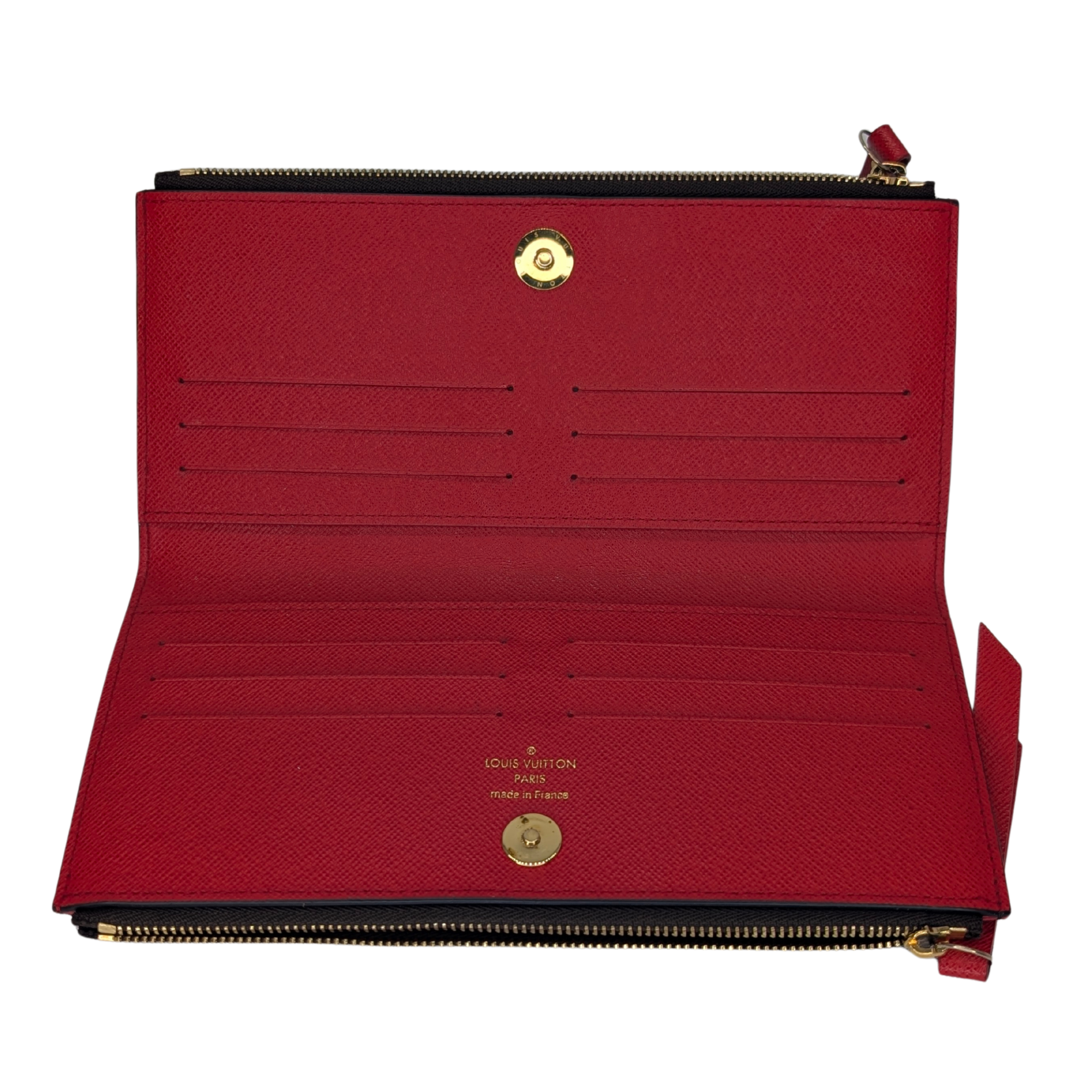 Louis Vuitton Coquelicot Monogram Canvas Adele Wallet