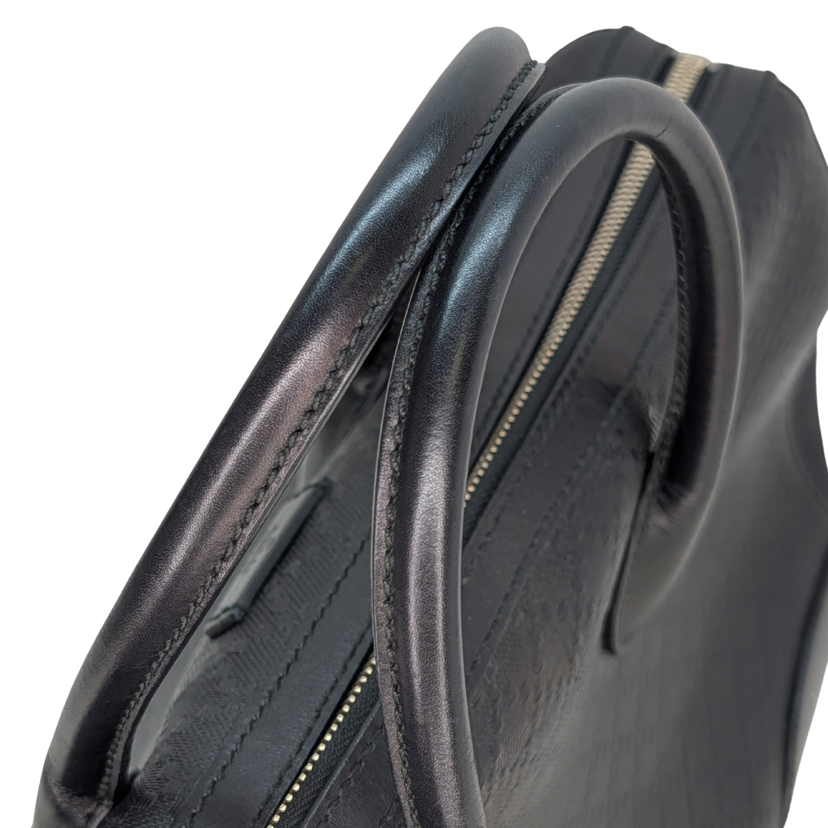 Gucci Diamante Leather Boston Bag Black