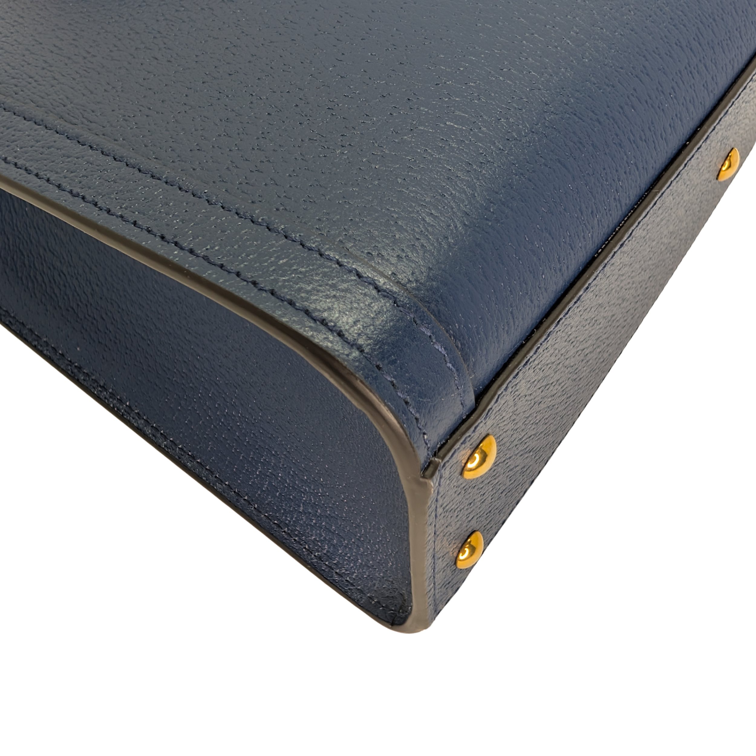 Gucci Calfskin Small Diana Tote Royal Crop Blue Bag