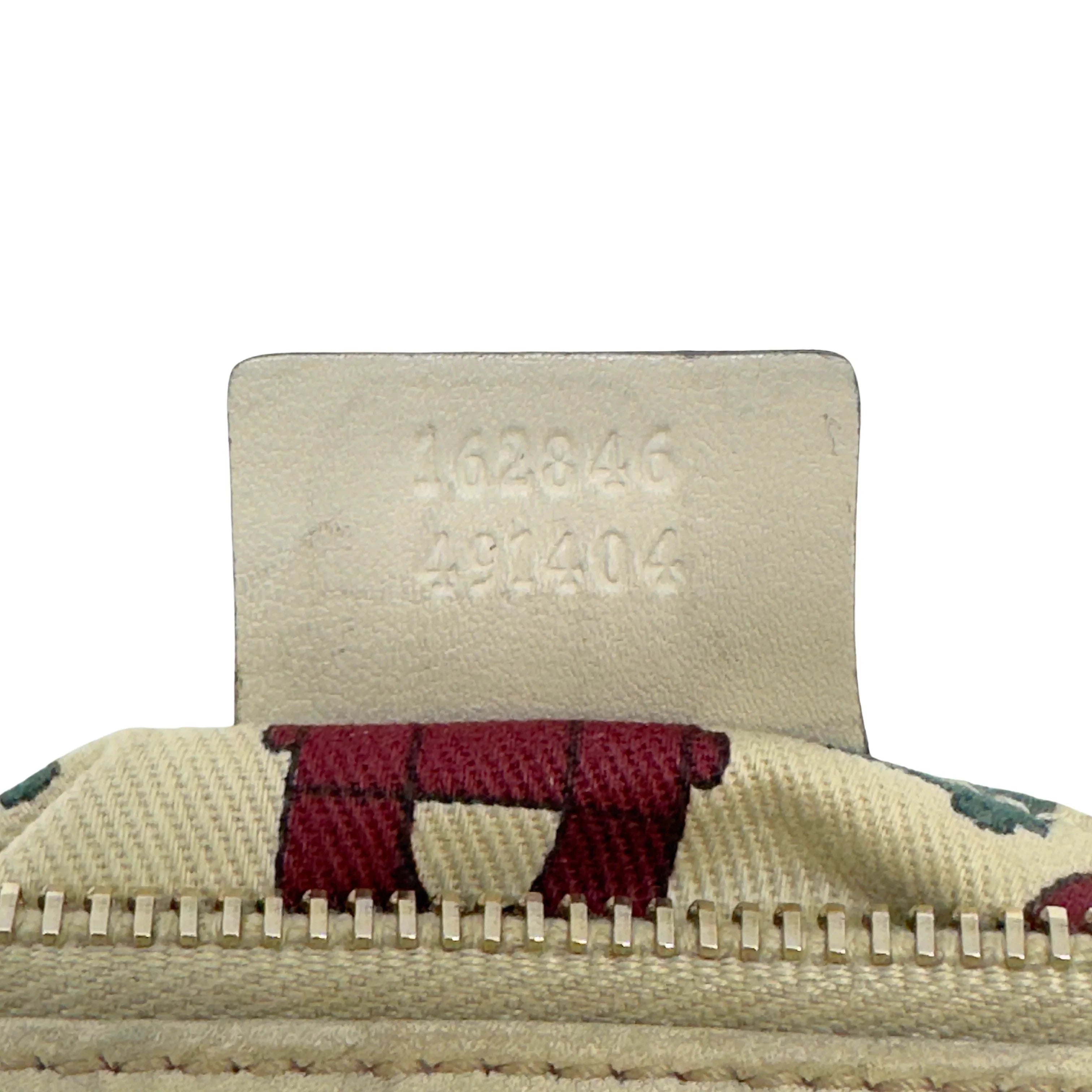 Gucci Monogram Small Pochette Clutch Bag Leather Beige - Lost Designer