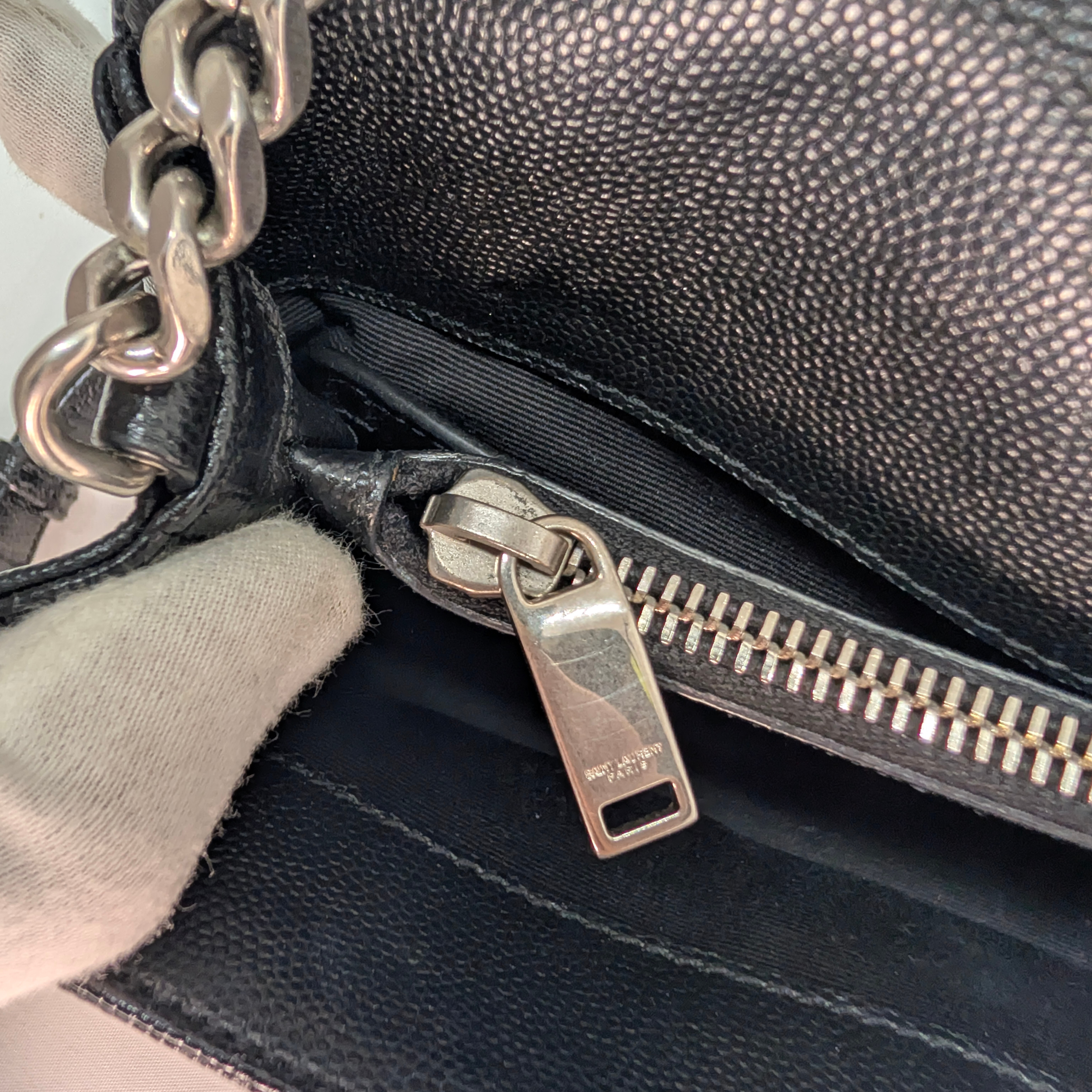 Yves Saint Laurent Hollywood crossbody Bag Black