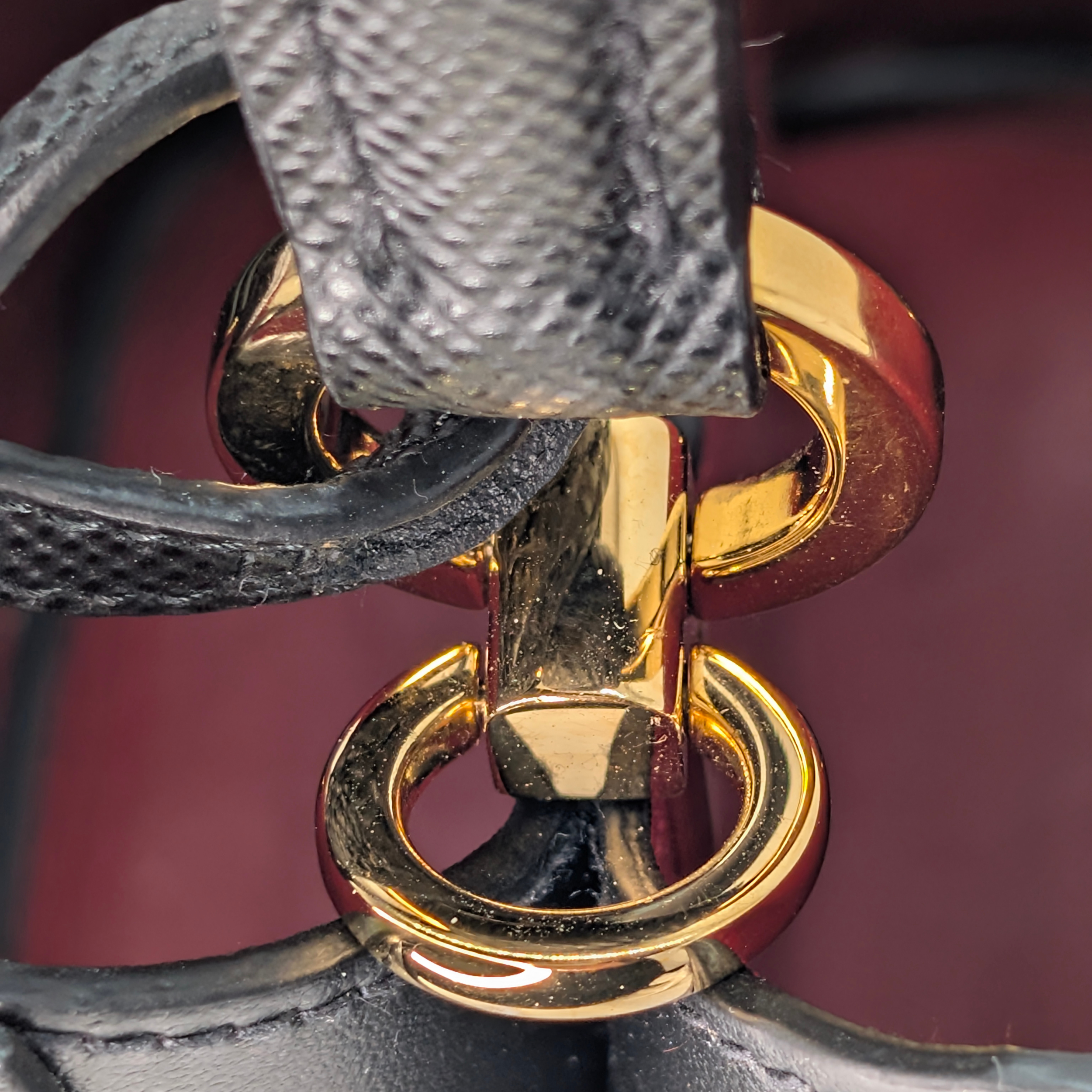 Prada Saffiano Cuir Small Panier Bucket Bag Black