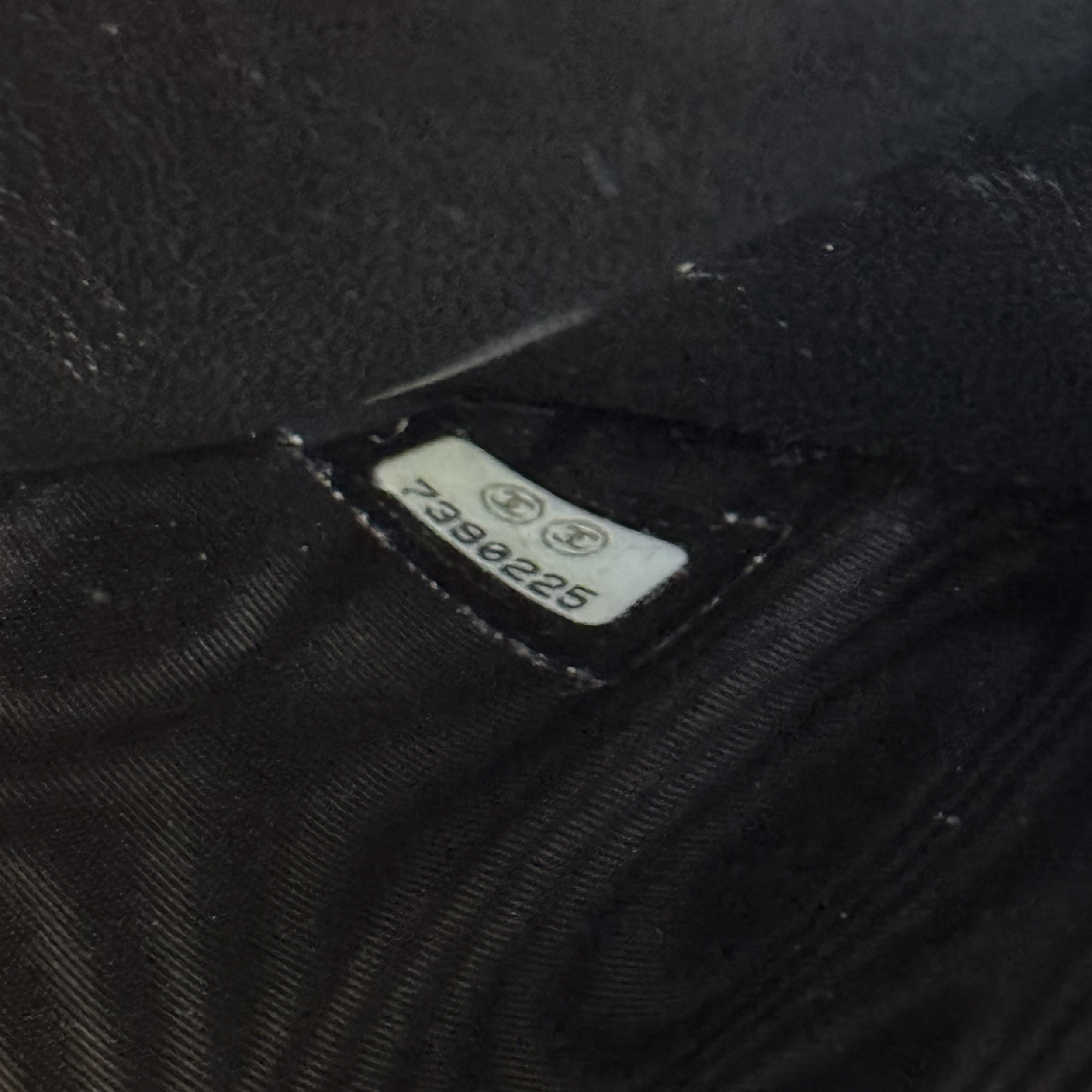 Chanel Caviar Timeless CC Wallet On Chain WOC Black