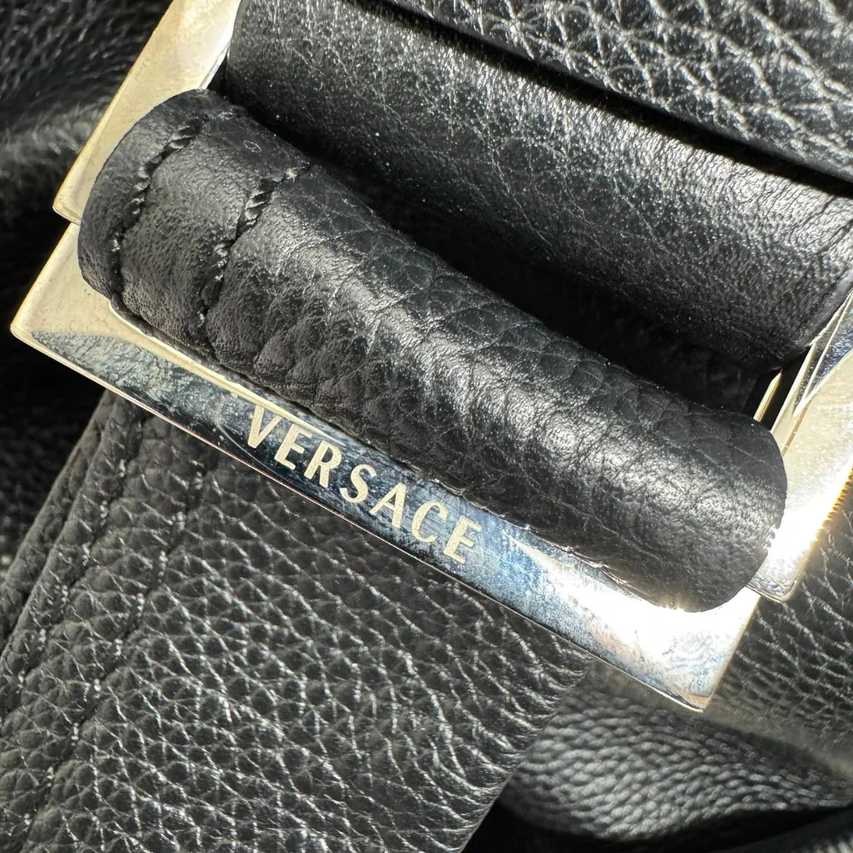 Versace Carry On Large Leather Black - Lost Designer